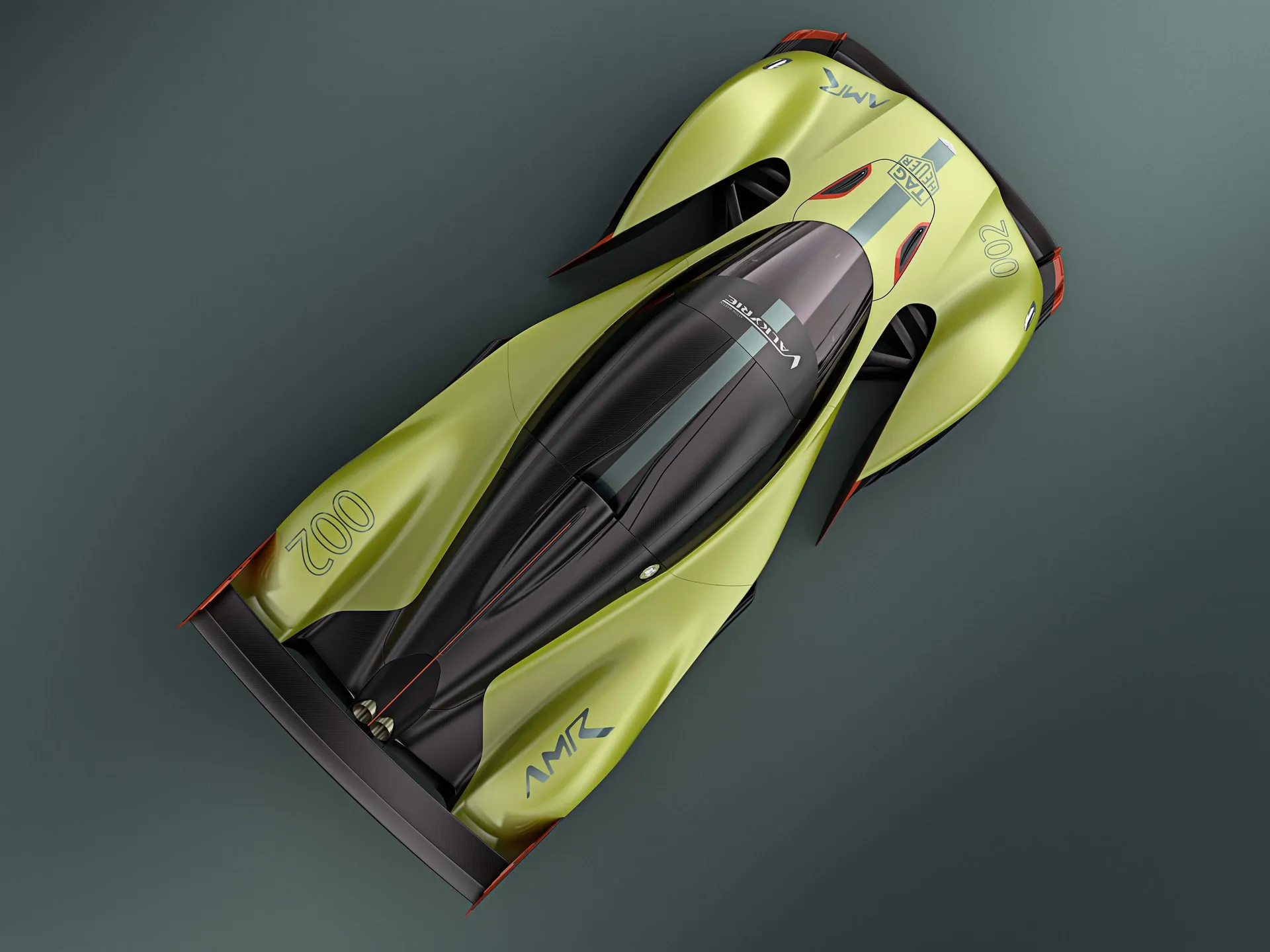 Aston Martin Valkyrie AMR Pro Concept (2018) – pohled shora