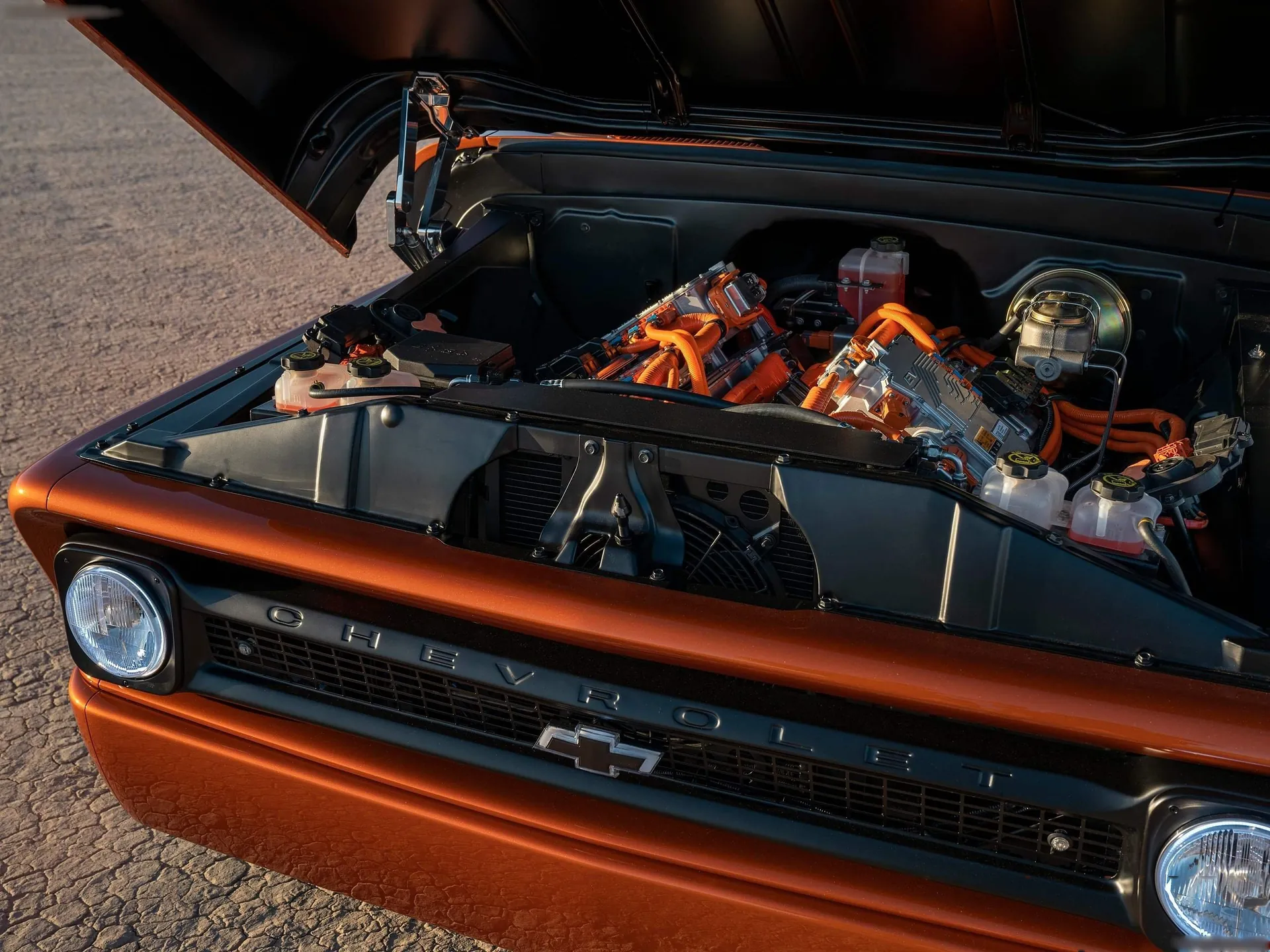 Chevrolet E-10 Concept (2019) – motorový prostor