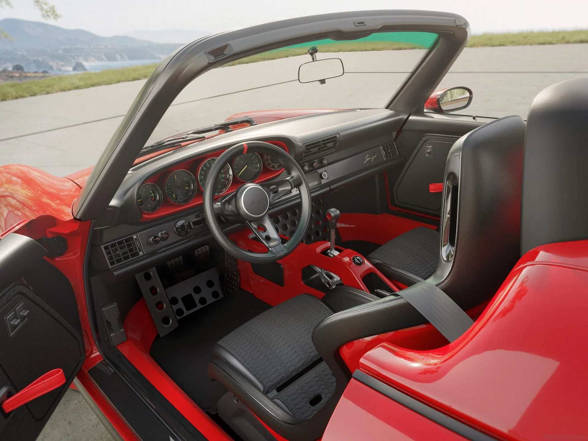 Singer 911 Carrera Cabriolet Reimagined Type 964 (2026) – interiér