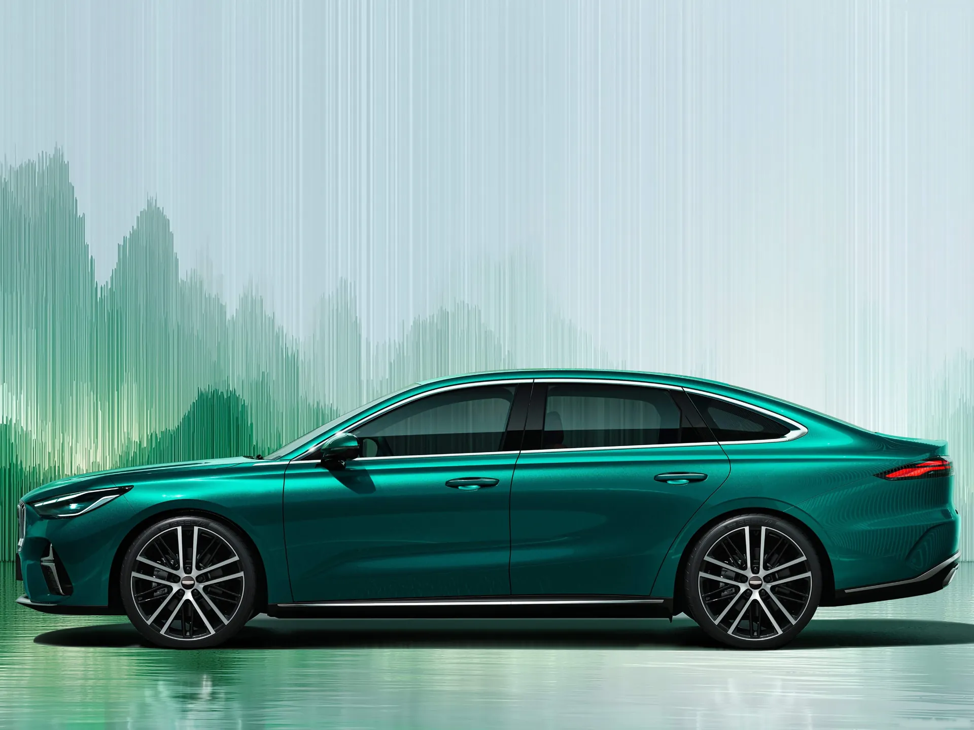 Geely Emgrand (2026) – boční profil