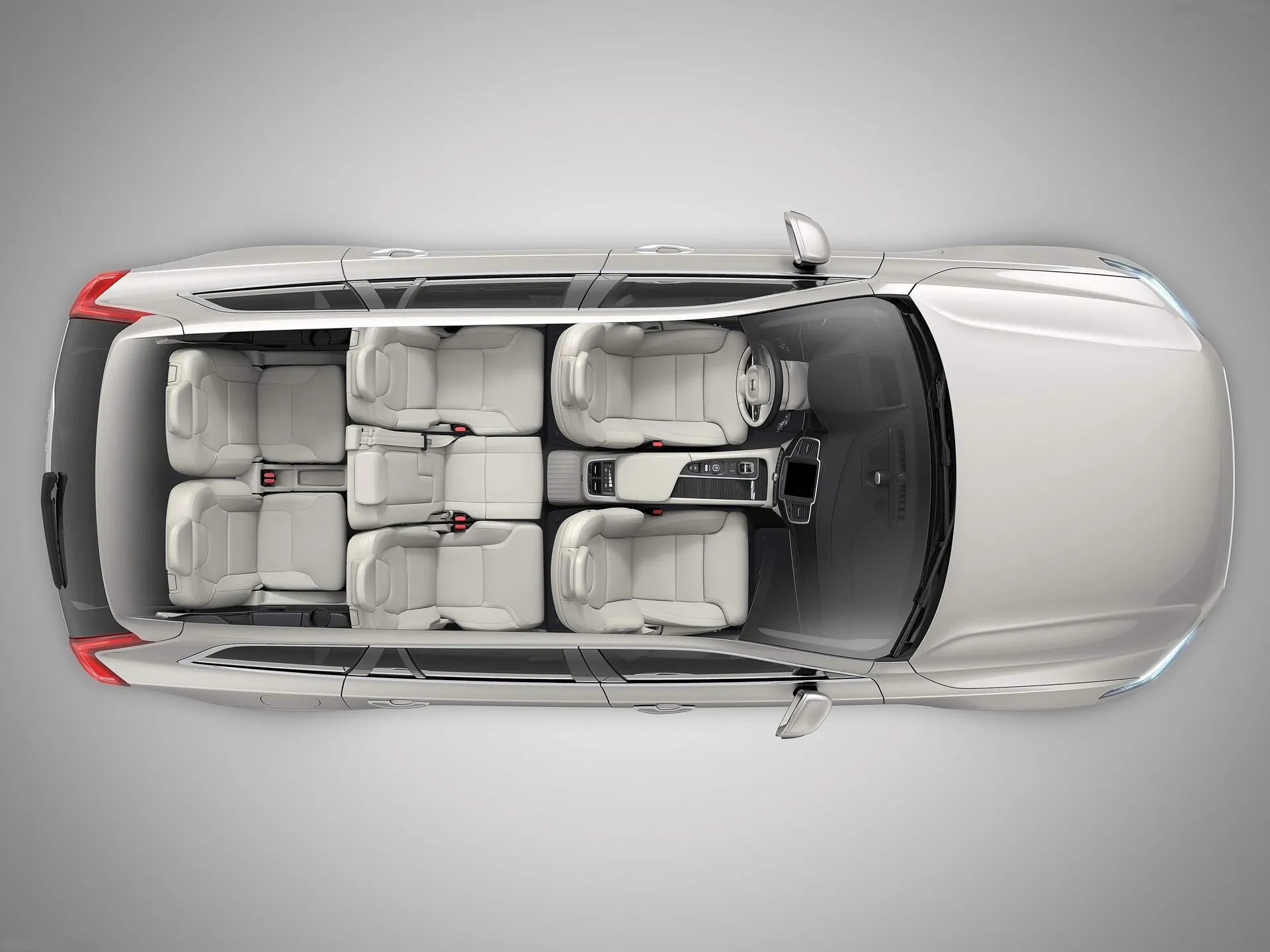 Volvo XC90 (2020) – pohled shora