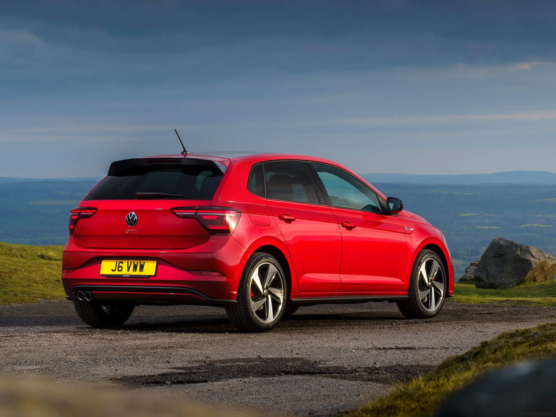 Volkswagen Polo GTI [UK] (2022) - Rear Three-Quarter