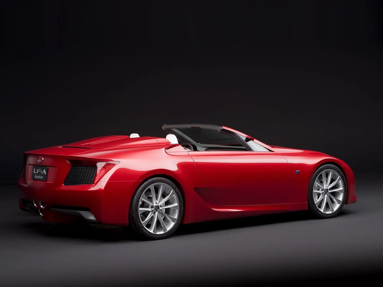 Lexus LF-A Roadster Concept (2008) – zadní tříčtvrteční pohled