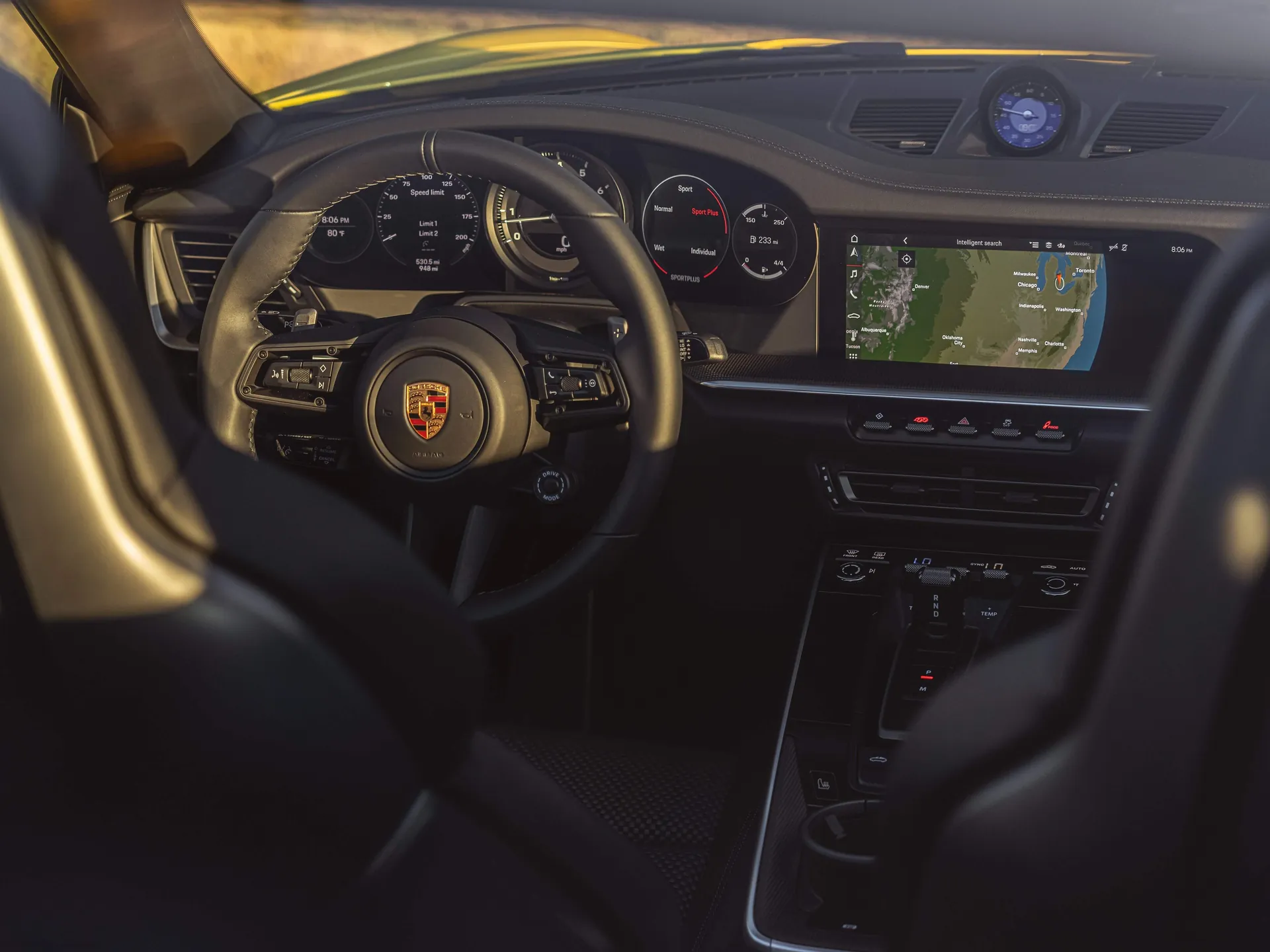 Porsche 911 Targa 4S (2021) – interiér