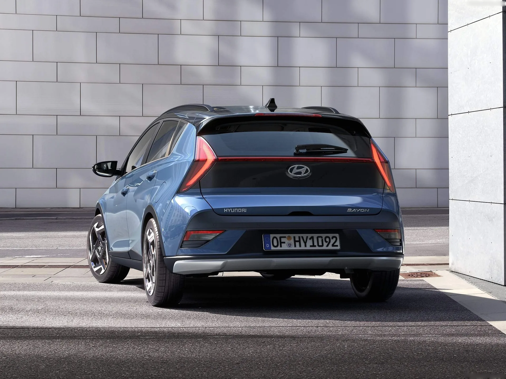 Hyundai Bayon (2025) – zadní tříčtvrteční pohled