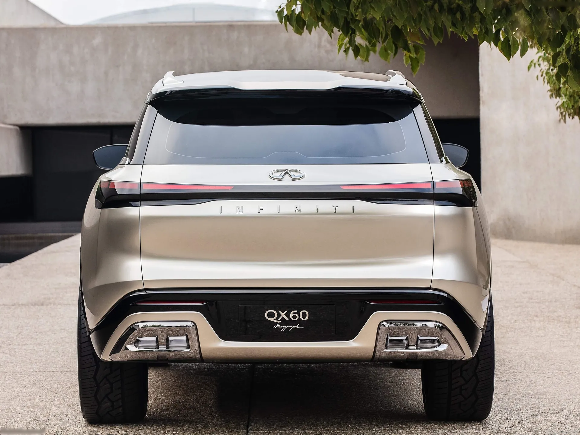 Infiniti QX60 Monograph Concept (2020) – zezadu
