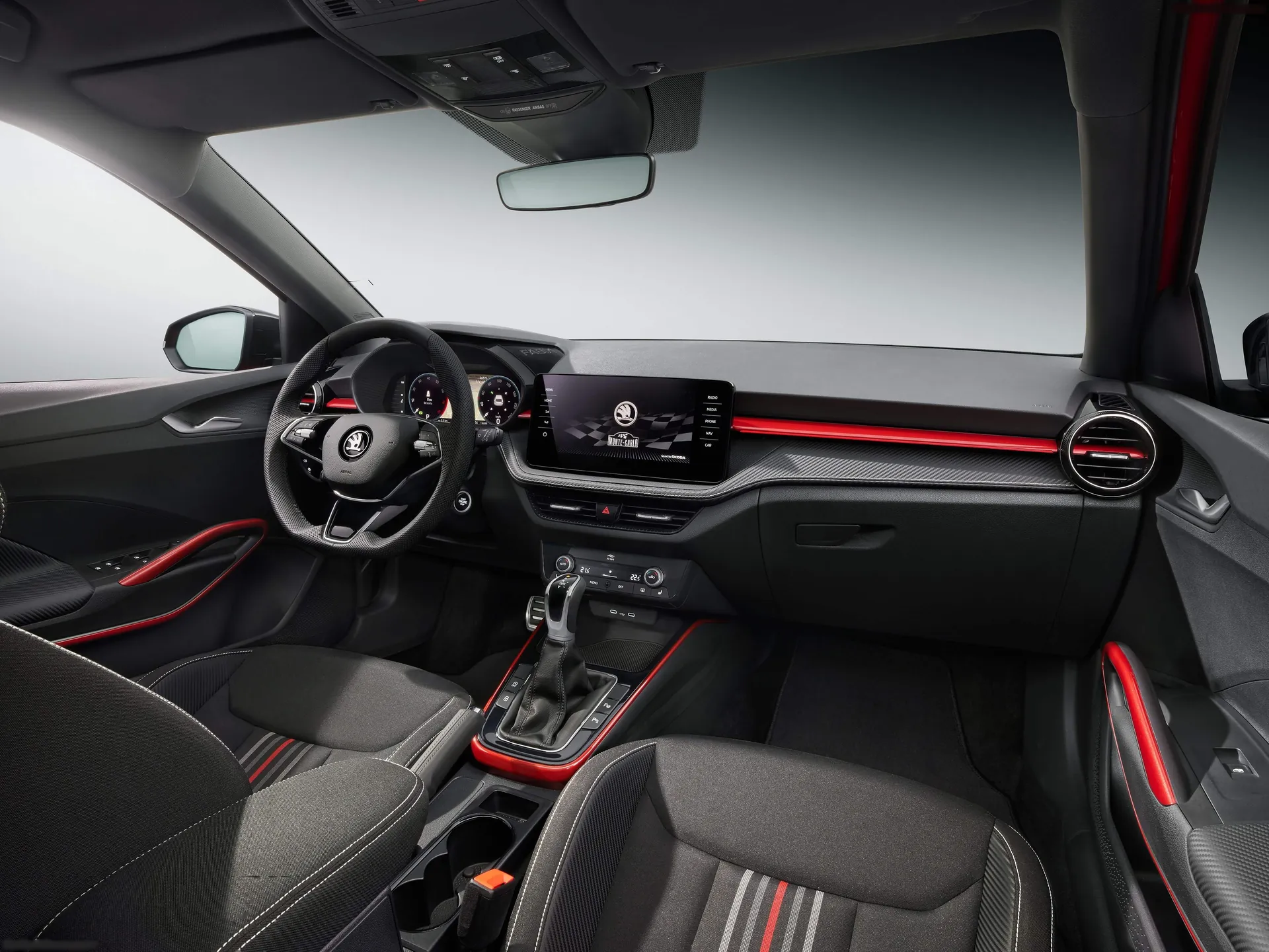 Skoda Fabia Monte Carlo (2022) – interiér