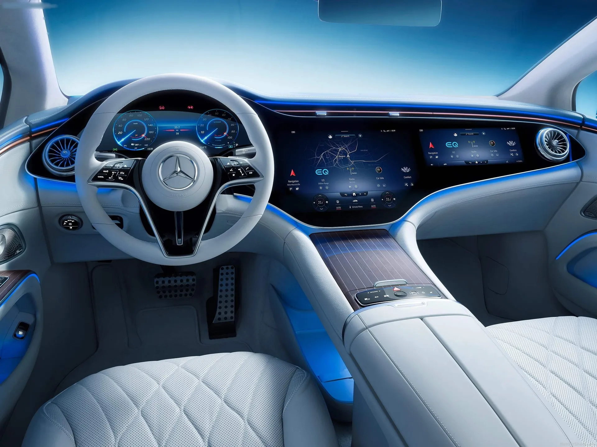 Mercedes-Benz EQS (2022) – interiér