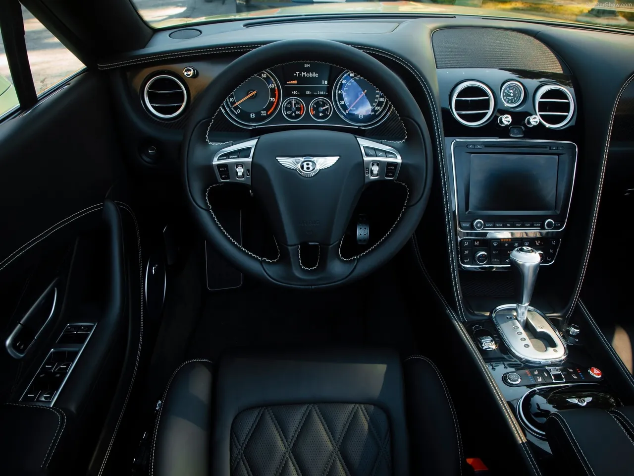 Bentley Continental GT Speed Convertible (2014) – interiér