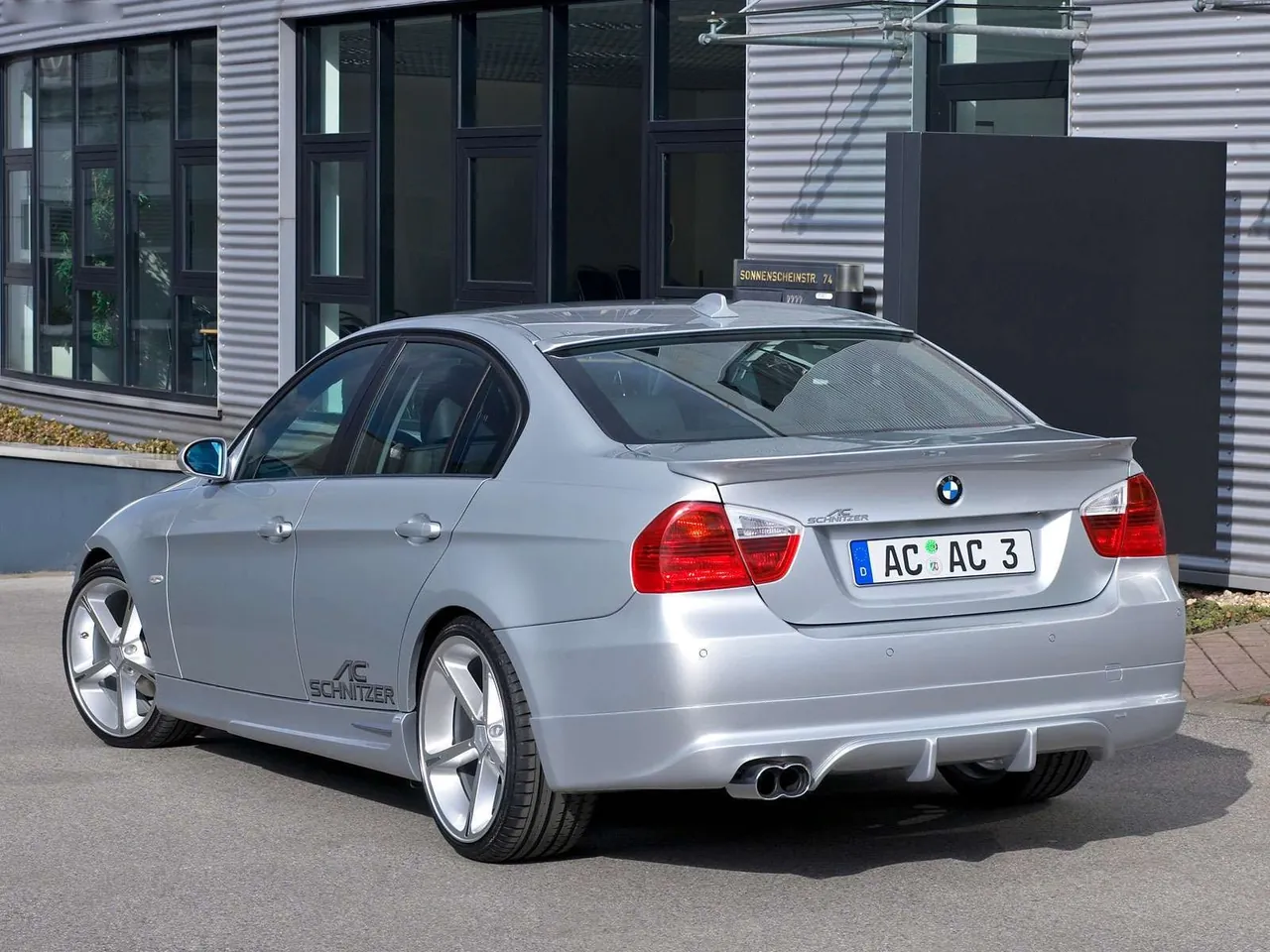 AC Schnitzer ACS3 3Series E90 (2005) – zadní tříčtvrteční pohled