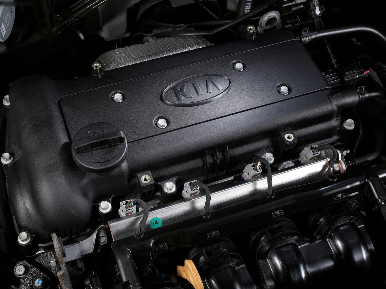 Kia Soul (2009) – motorový prostor