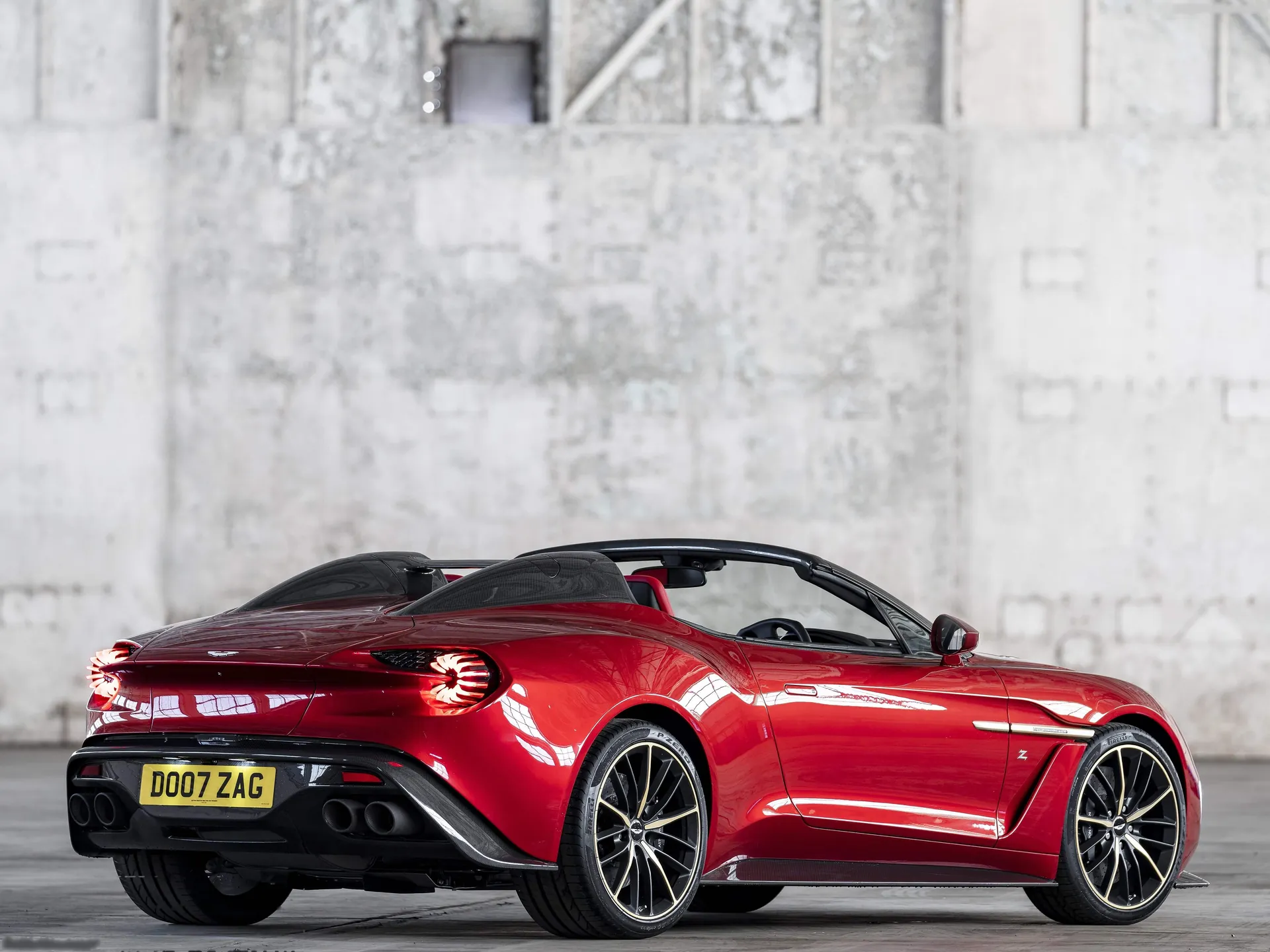 Aston Martin Vanquish Zagato Speedster (2017) - Rear Three-Quarter