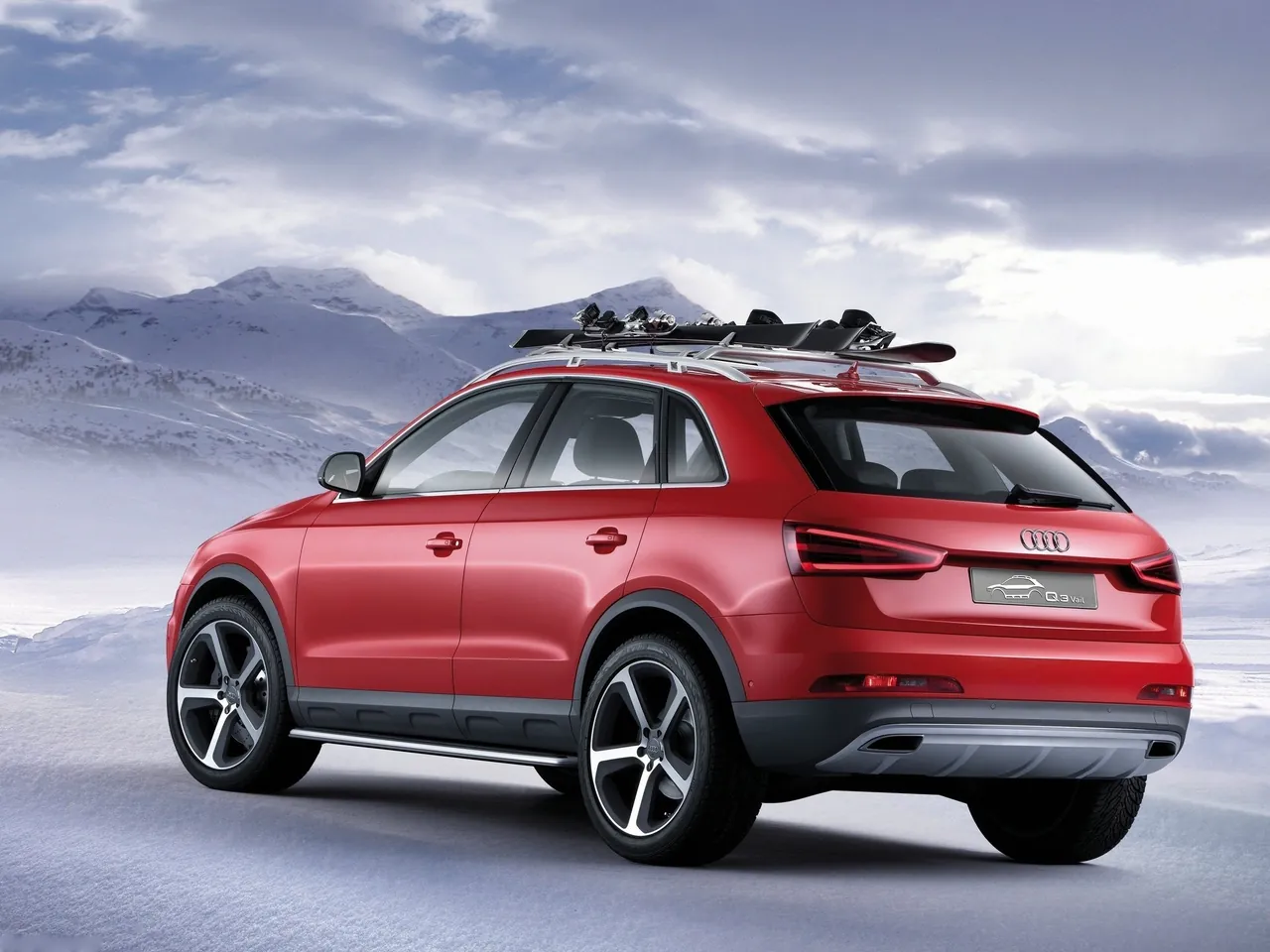 Audi Q3 Vail Concept (2012) – zadní tříčtvrteční pohled