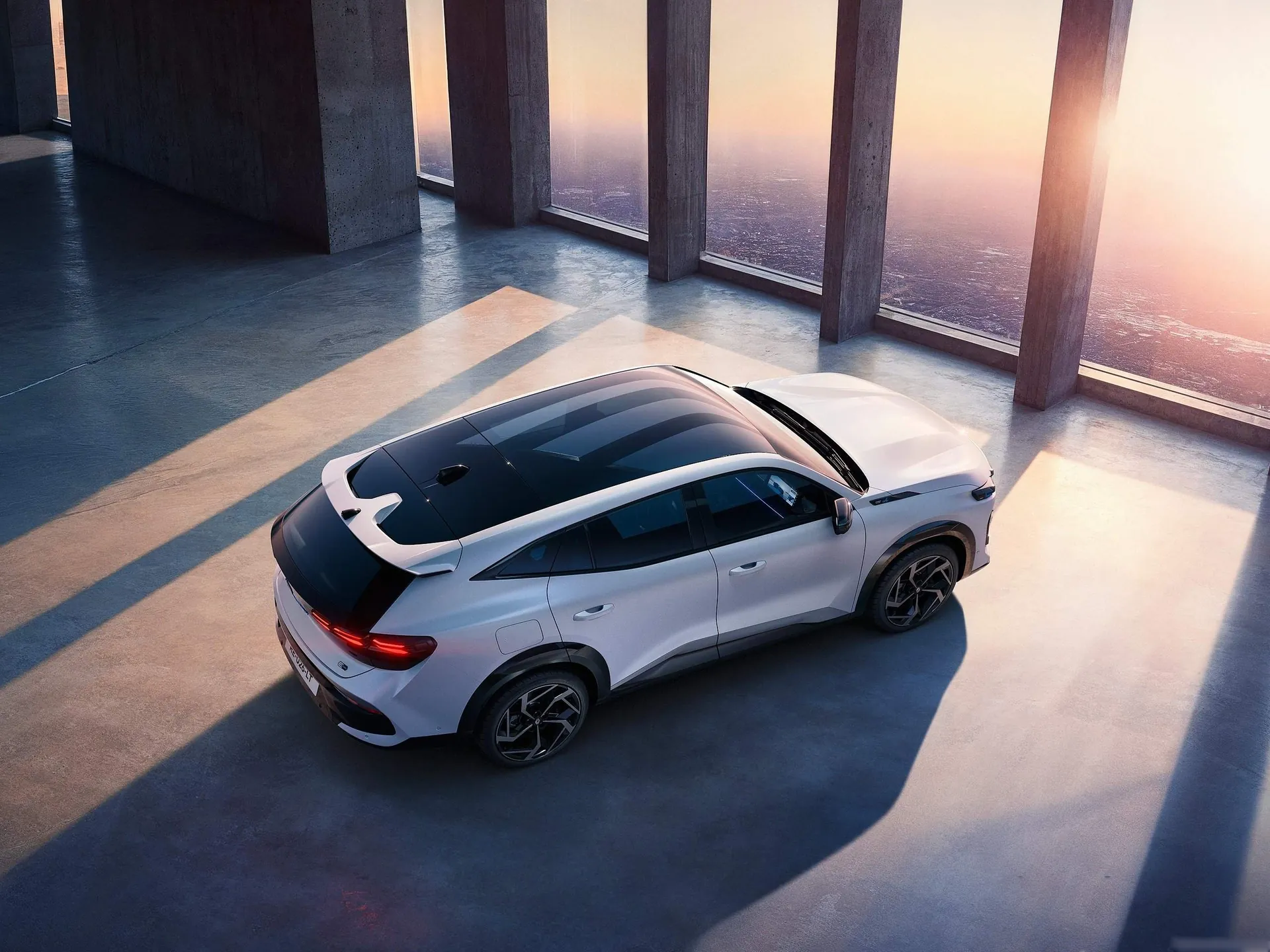 Renault Filante (2027) – zadní tříčtvrteční pohled