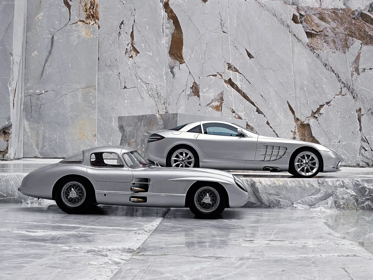 Mercedes-Benz 300 SLR (1955) - Side Profile