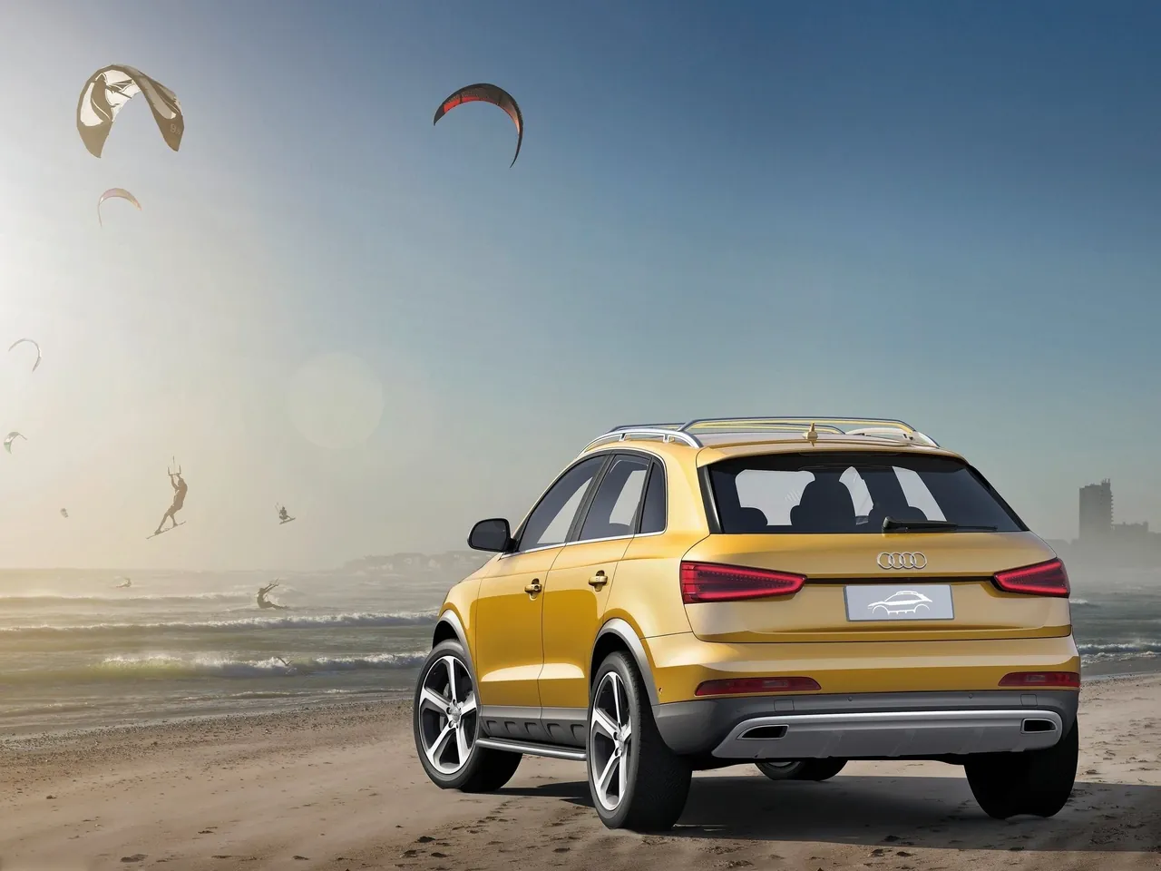 Audi Q3 Jinlong Yufeng Concept (2012) – zadní tříčtvrteční pohled
