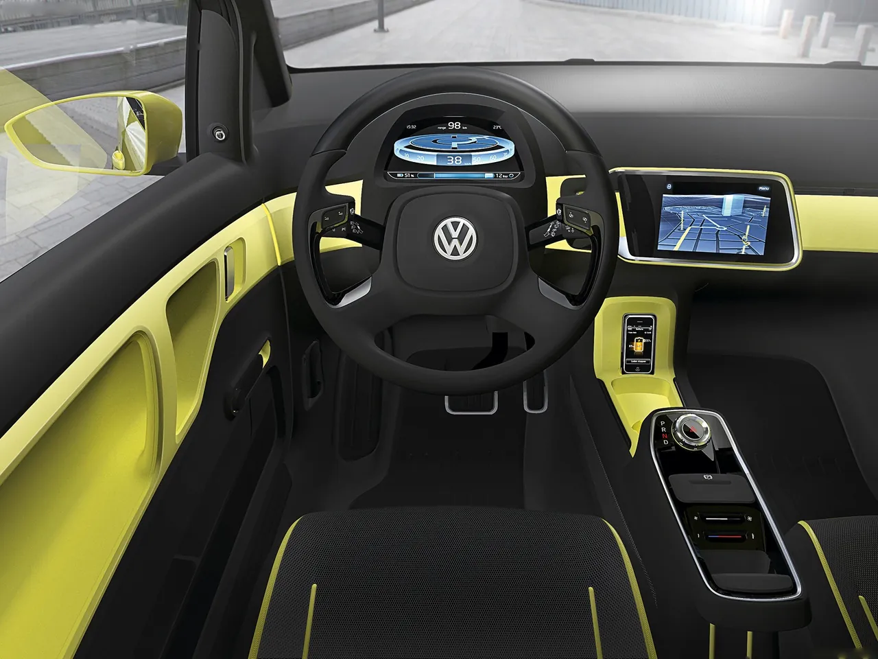 Volkswagen E-Up Concept (2009) - Interior