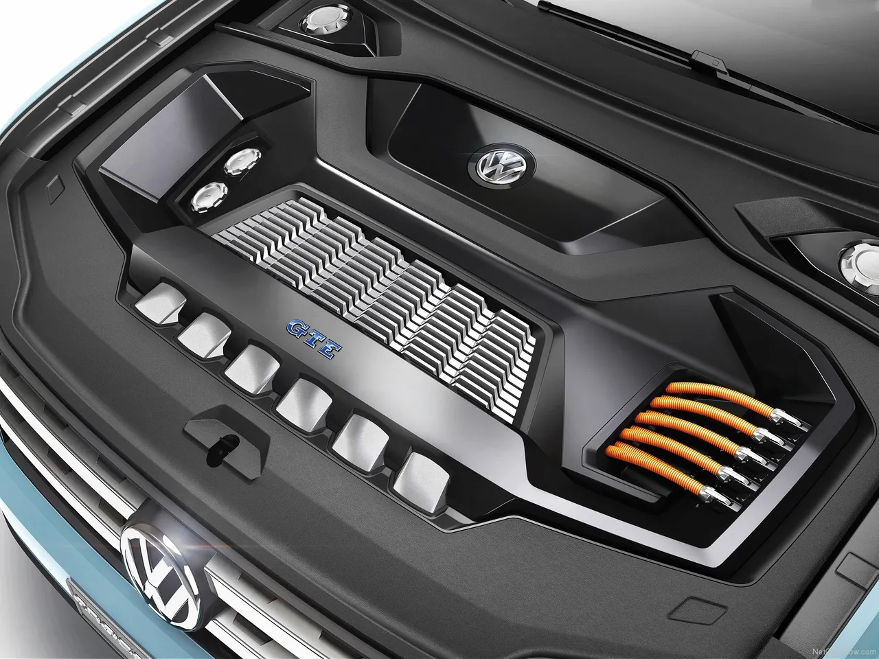 Volkswagen Cross Coupe GTE Concept (2015) – motorový prostor