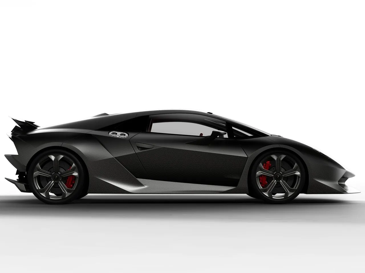 Lamborghini Sesto Elemento Concept (2010) – boční profil