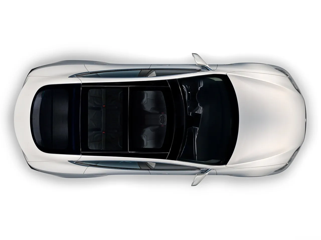 Tesla Model S (2013) – pohled shora