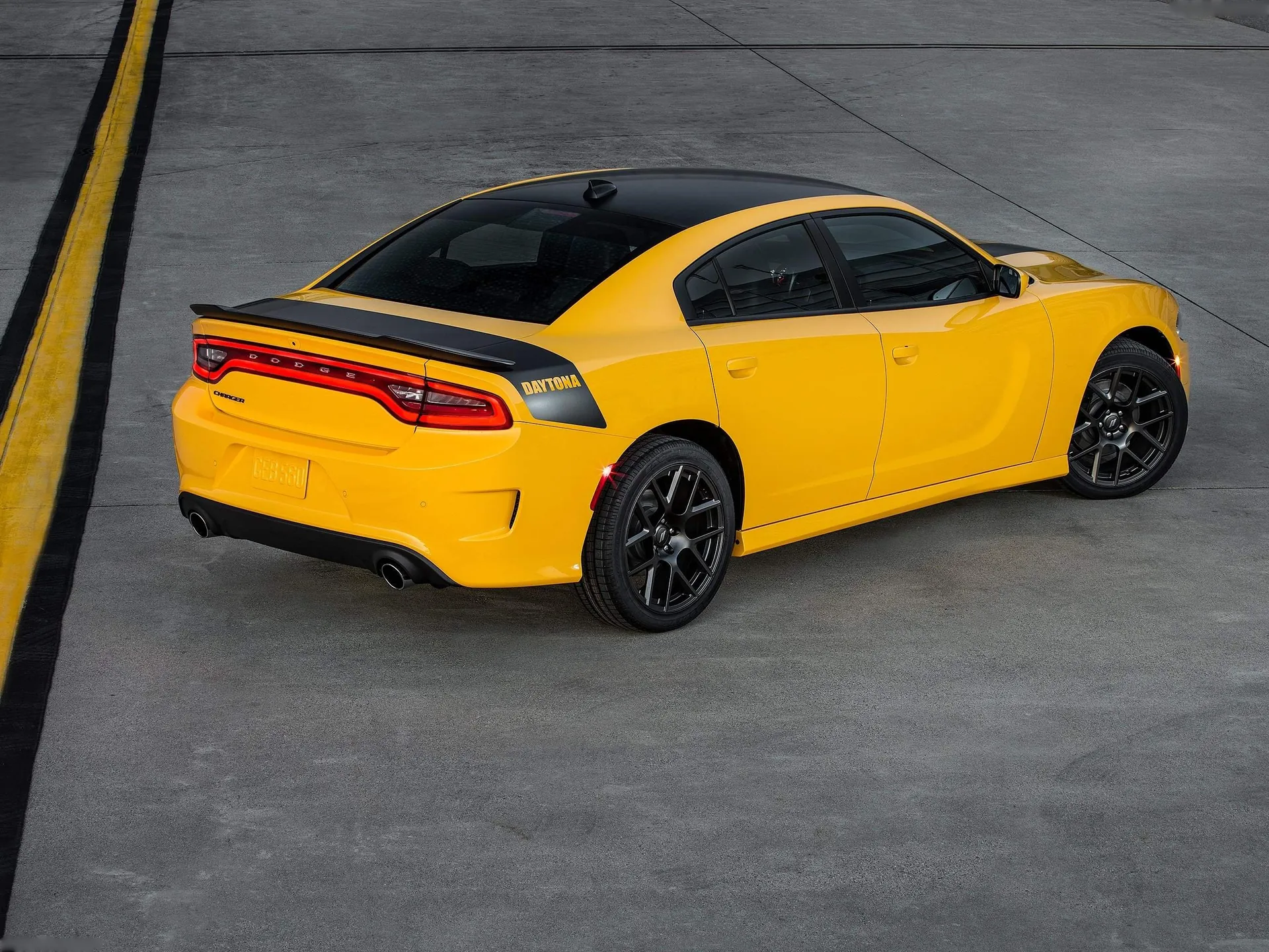 Dodge Charger Daytona (2017) – zadní tříčtvrteční pohled