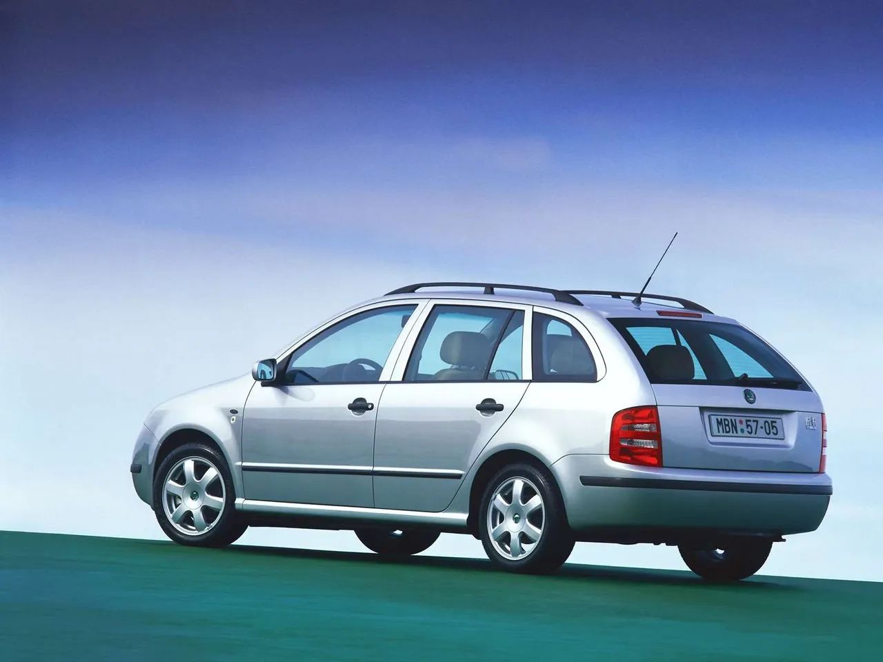 Skoda Fabia Combi (2000) – zadní tříčtvrteční pohled