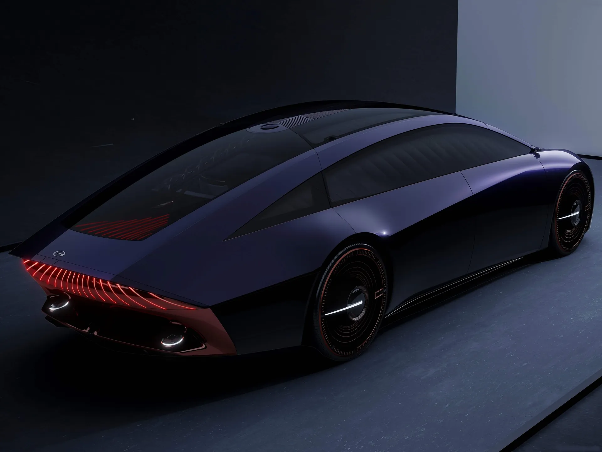 GAC Time Concept (2021) – zadní tříčtvrteční pohled