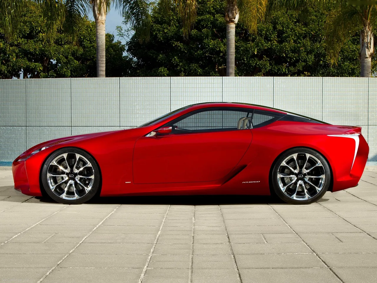 Lexus LF-LC Concept (2012) – boční profil