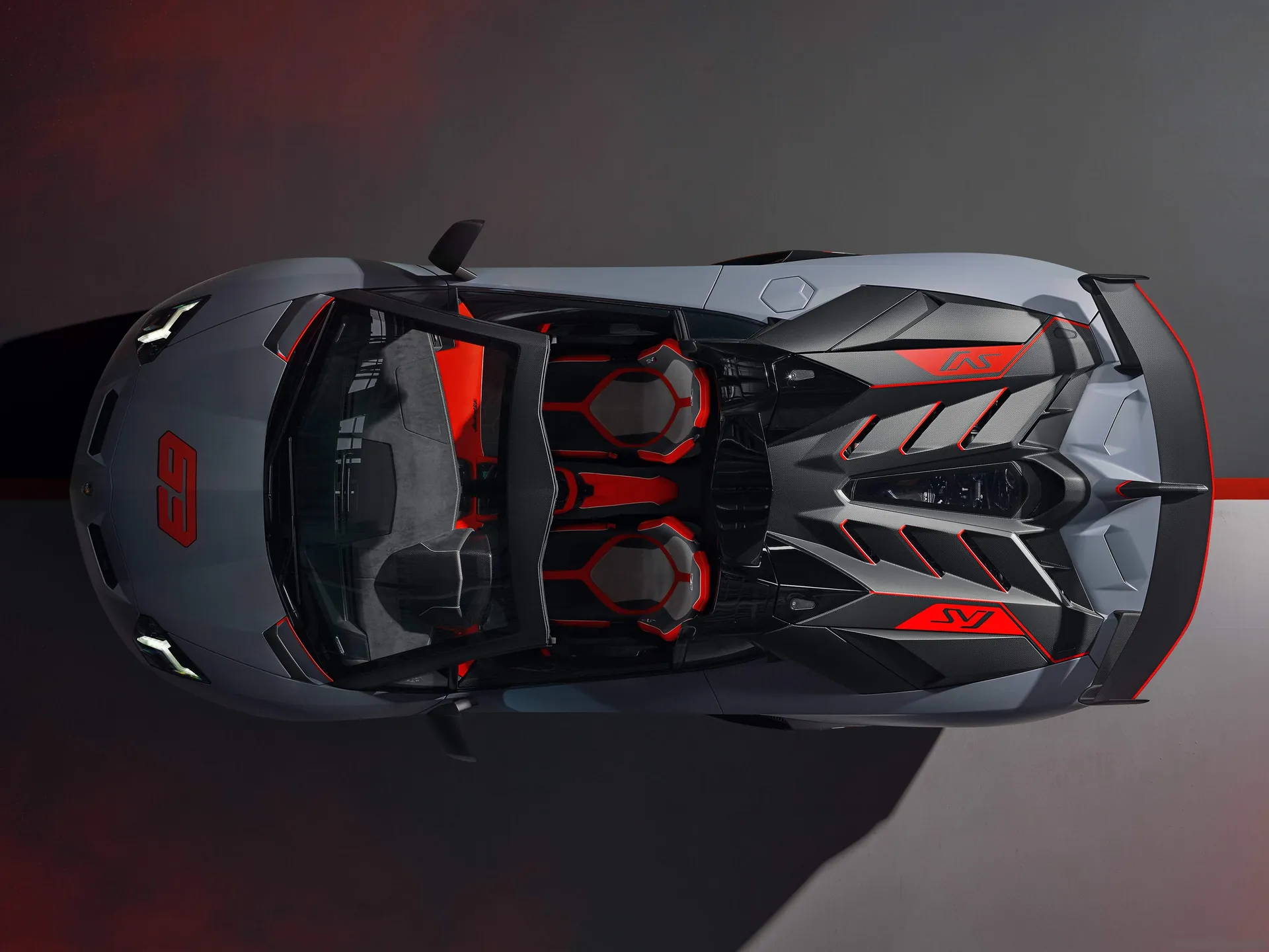 Lamborghini Aventador SVJ 63 Roadster (2020) – pohled shora