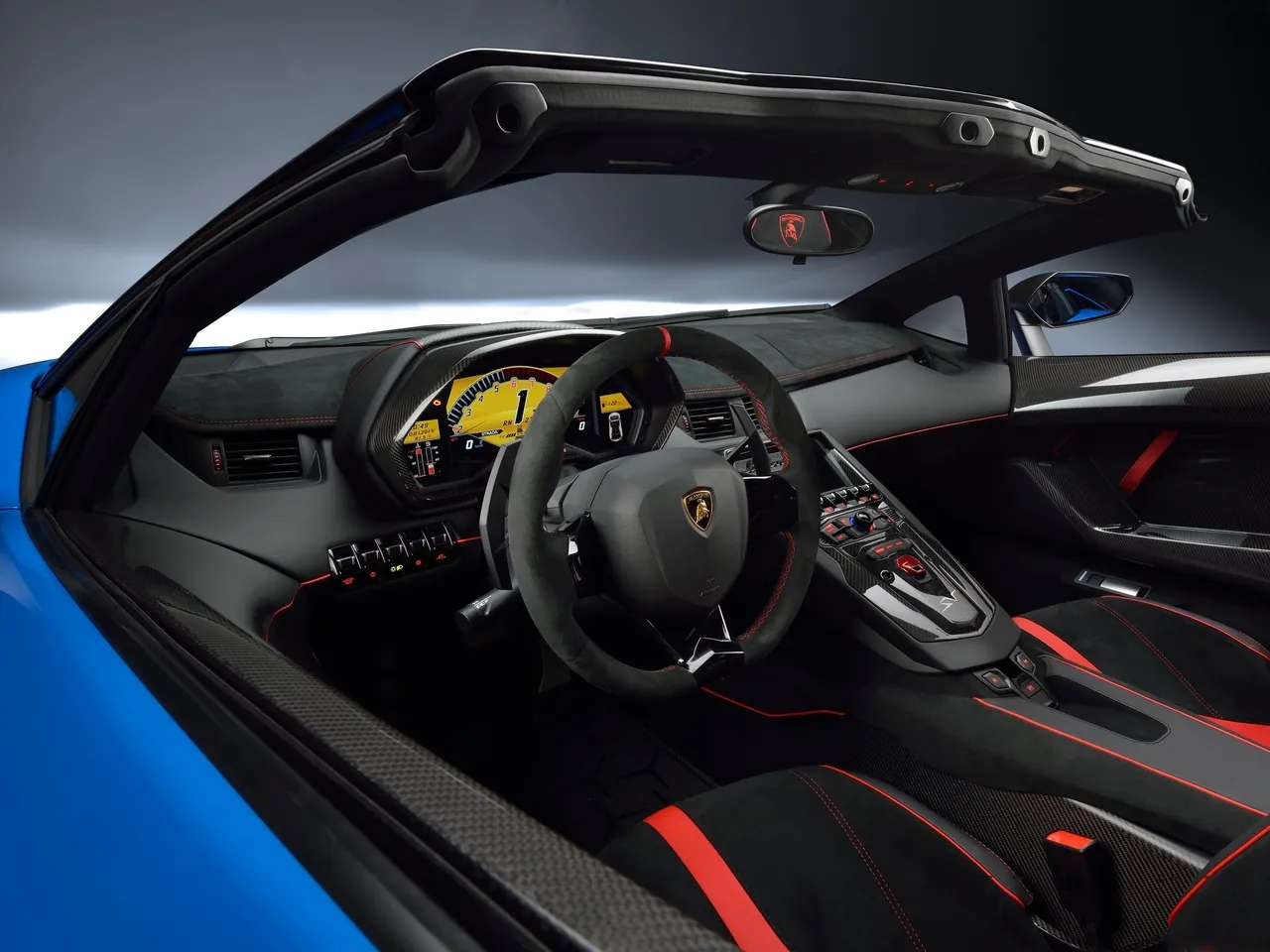 Lamborghini Aventador LP750-4 SV Roadster (2016) – interiér