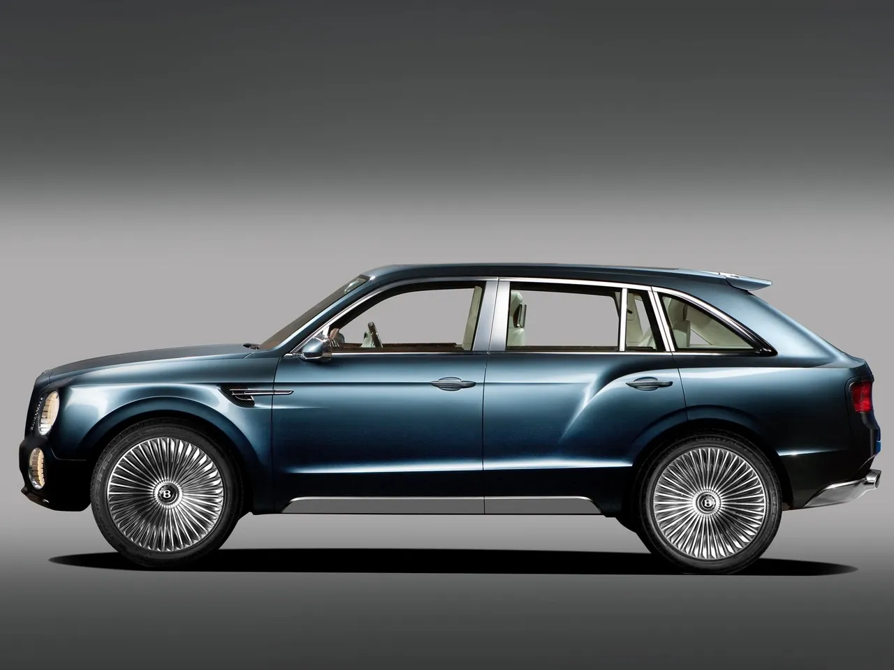 Bentley EXP 9 F Concept (2012) – boční profil