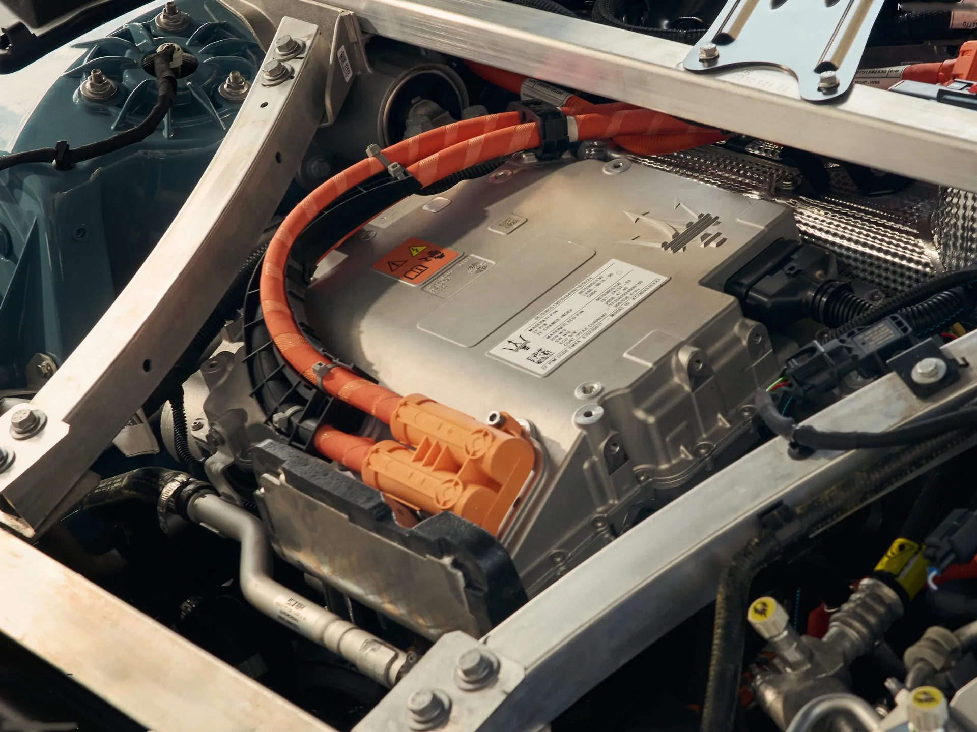 Maserati GranTurismo Folgore (2027) – motorový prostor