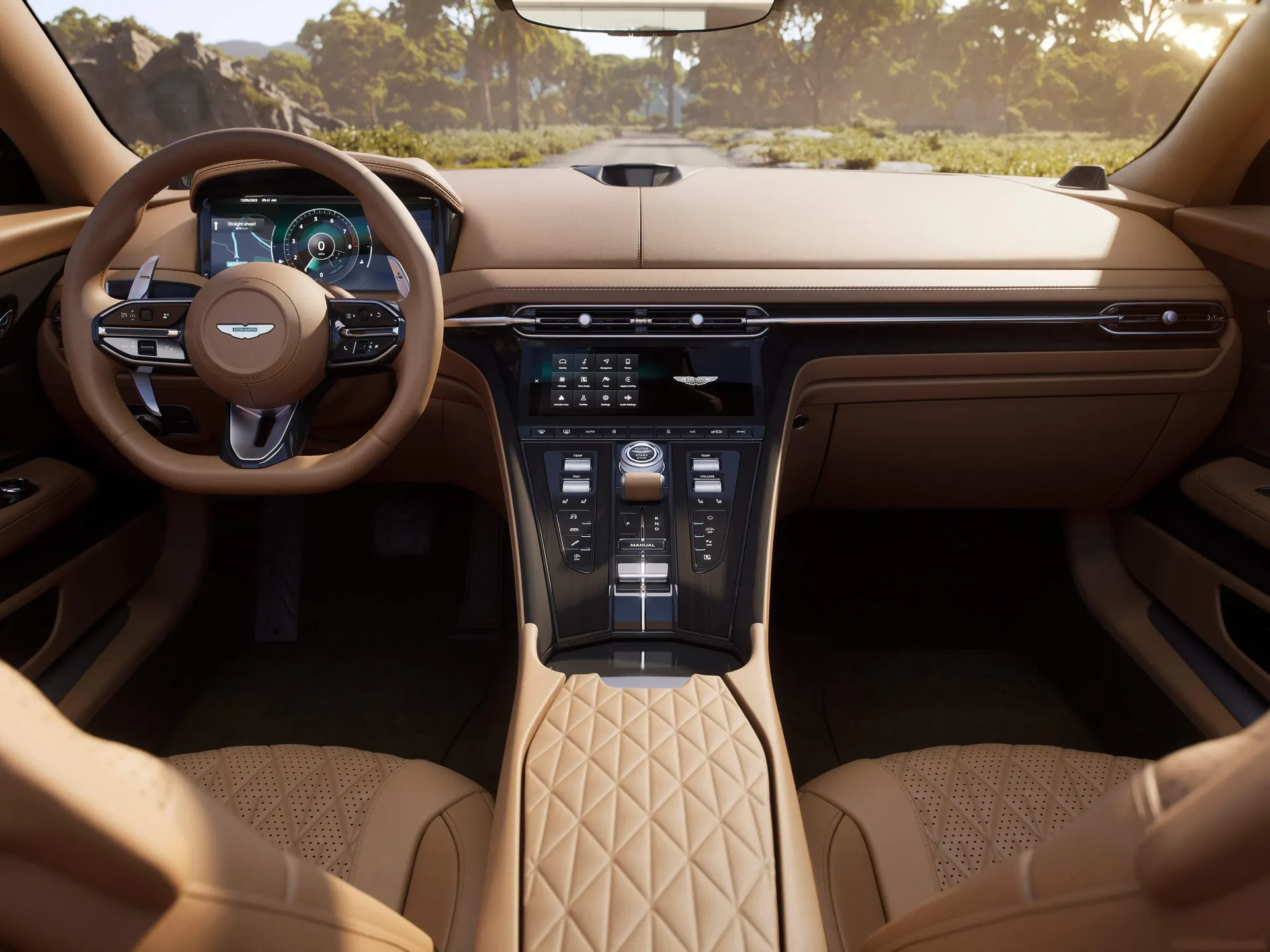 Aston Martin DB12 Volante (2024) – interiér