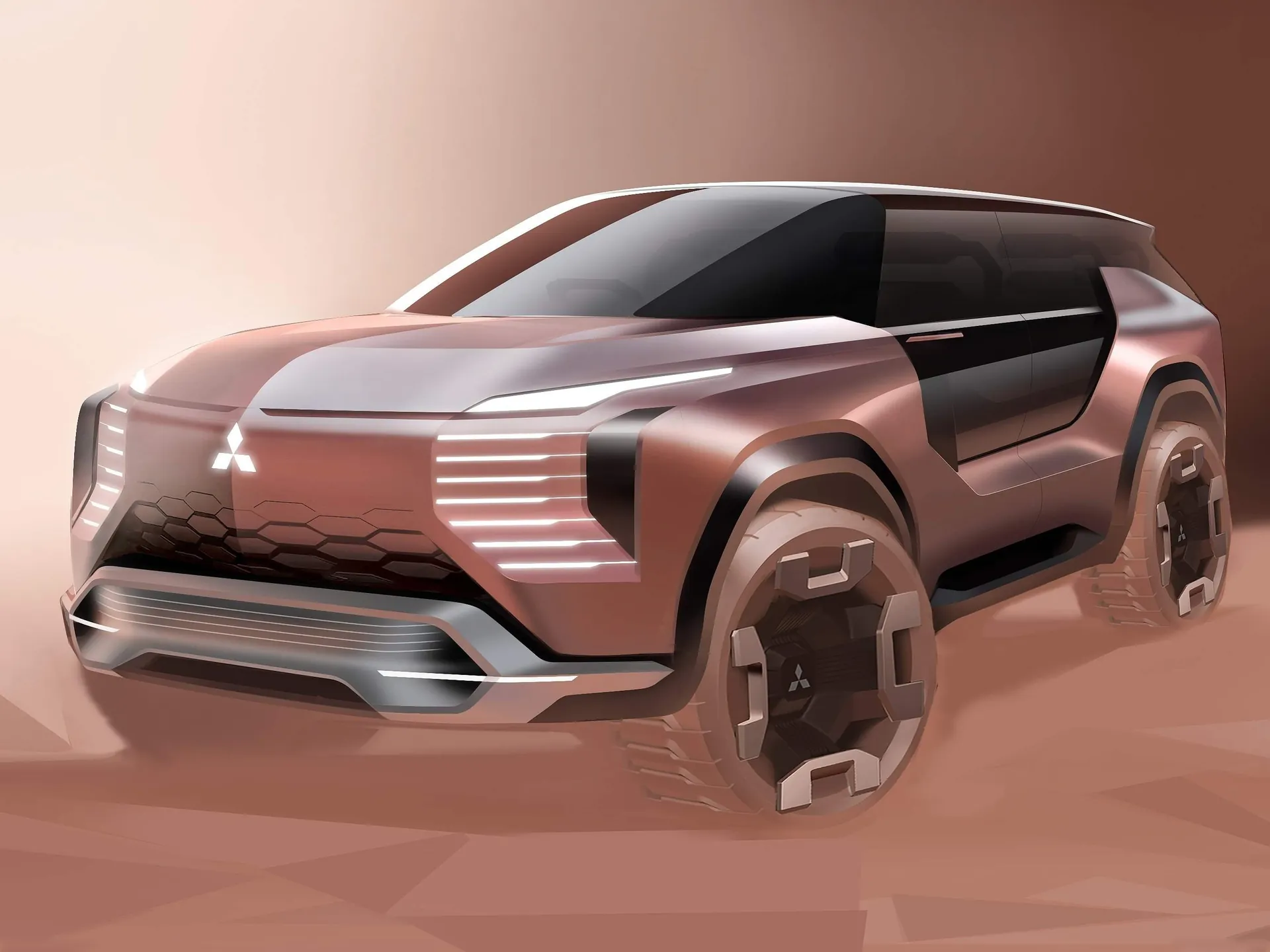 Mitsubishi Elevance Concept (2025) – designové skici