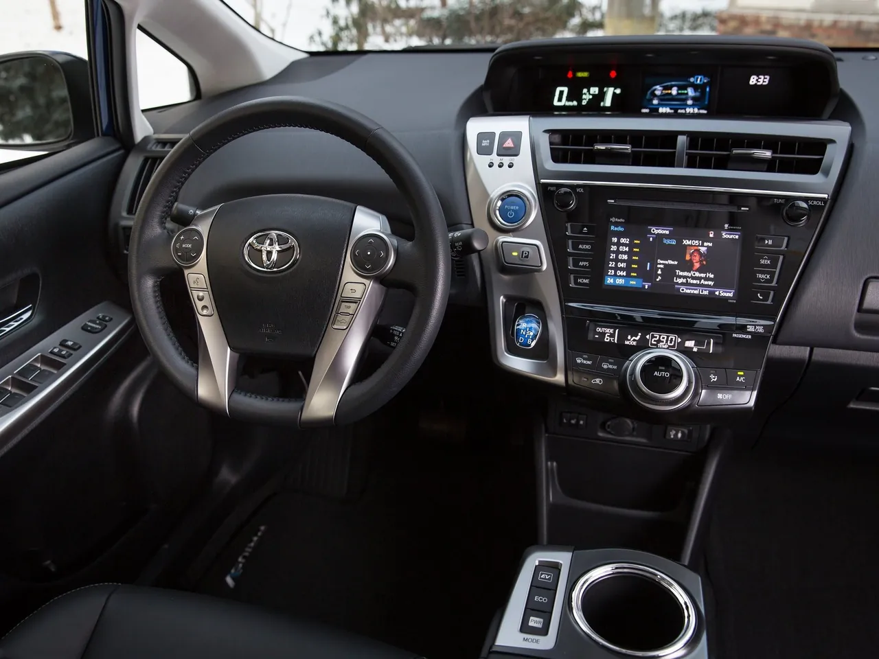 Toyota Prius v (2015) – interiér