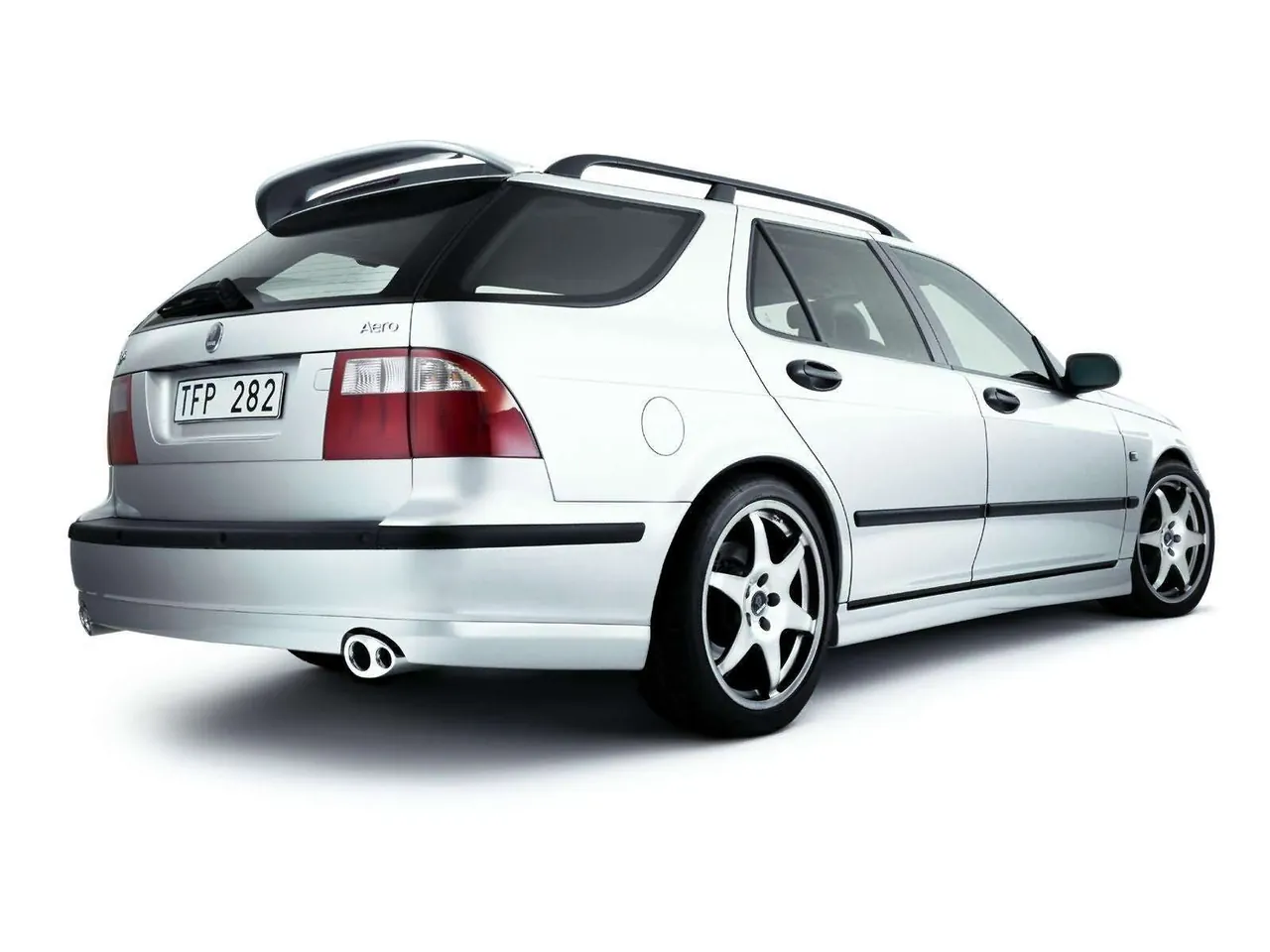 Saab 95 Aero Saab Performance by Hirsch (2002) – zadní tříčtvrteční pohled