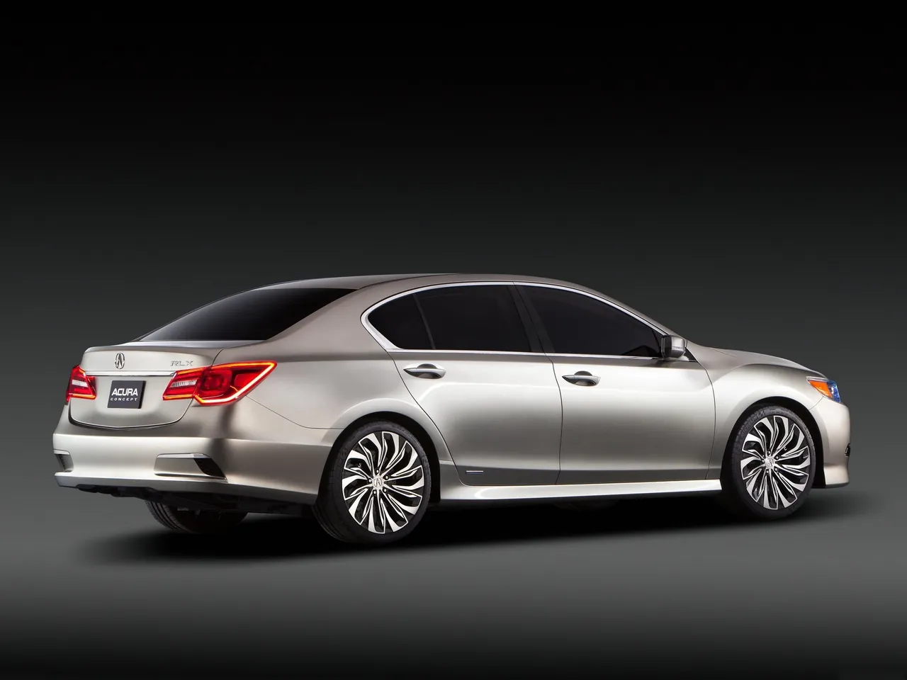 Acura RLX Concept (2012) – zadní tříčtvrteční pohled