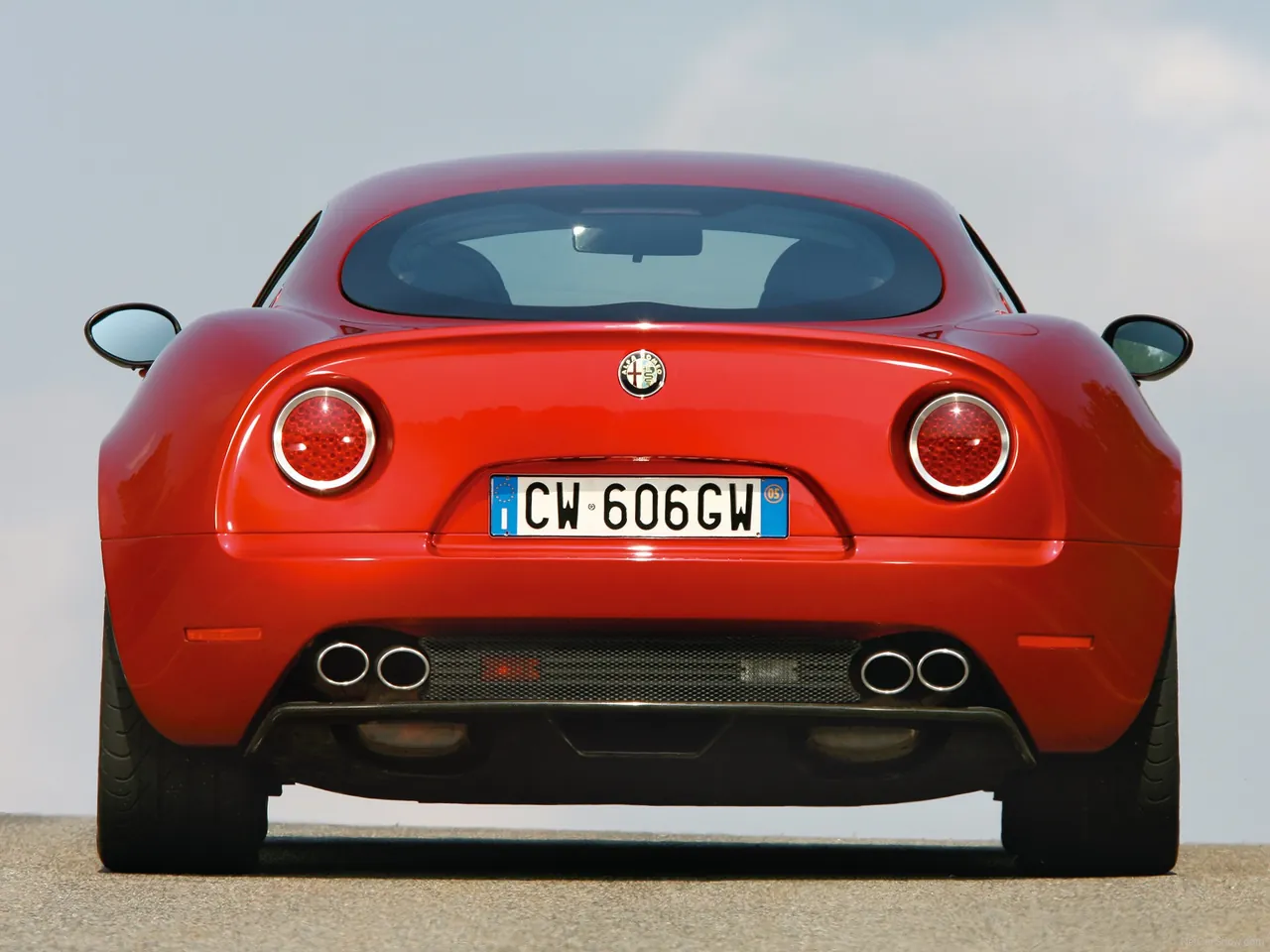 Alfa Romeo 8c Competizione (2007) - Rear