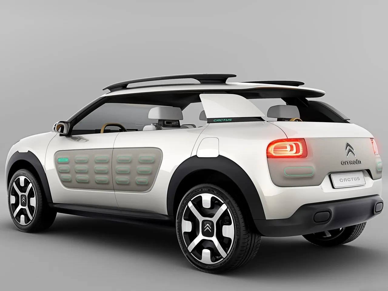 Citroen Cactus Concept (2013) – zadní tříčtvrteční pohled