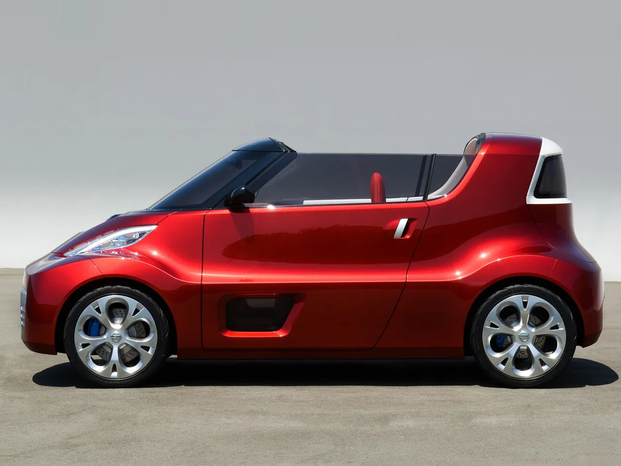 Nissan Round Box Concept (2007) – boční profil