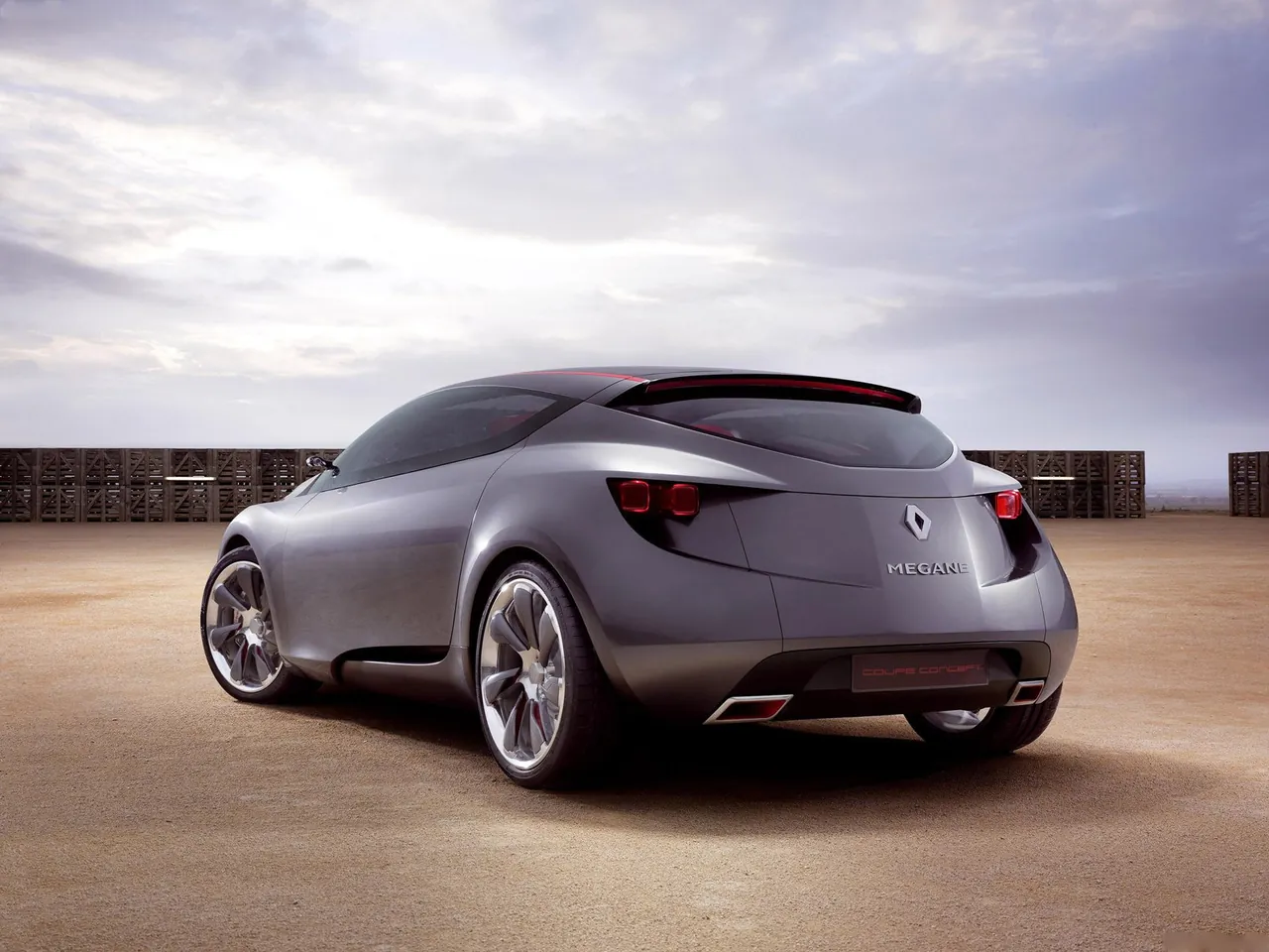Renault Megane Coupe Concept (2008) – zadní tříčtvrteční pohled