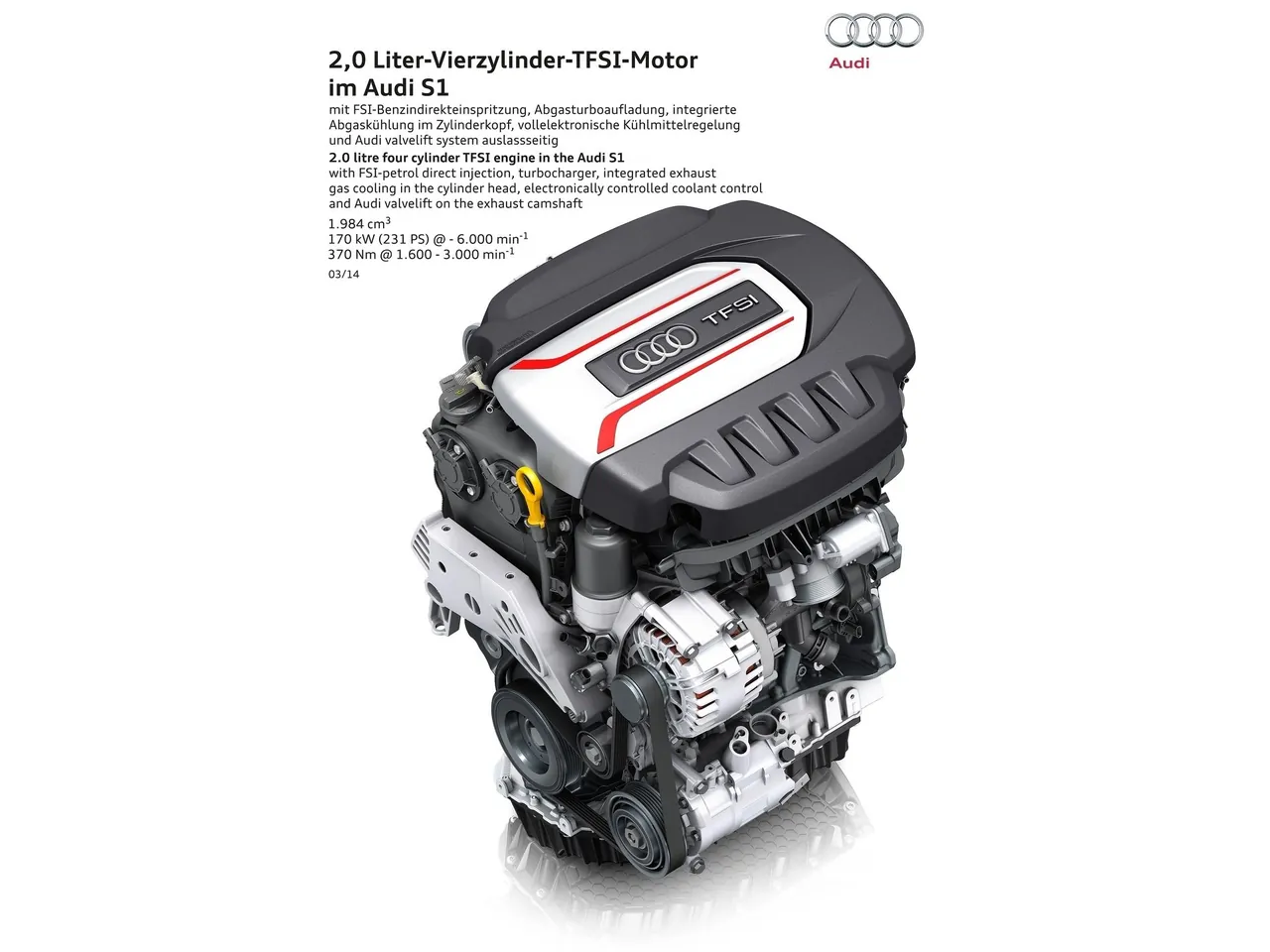 Audi S1 (2015) – motor