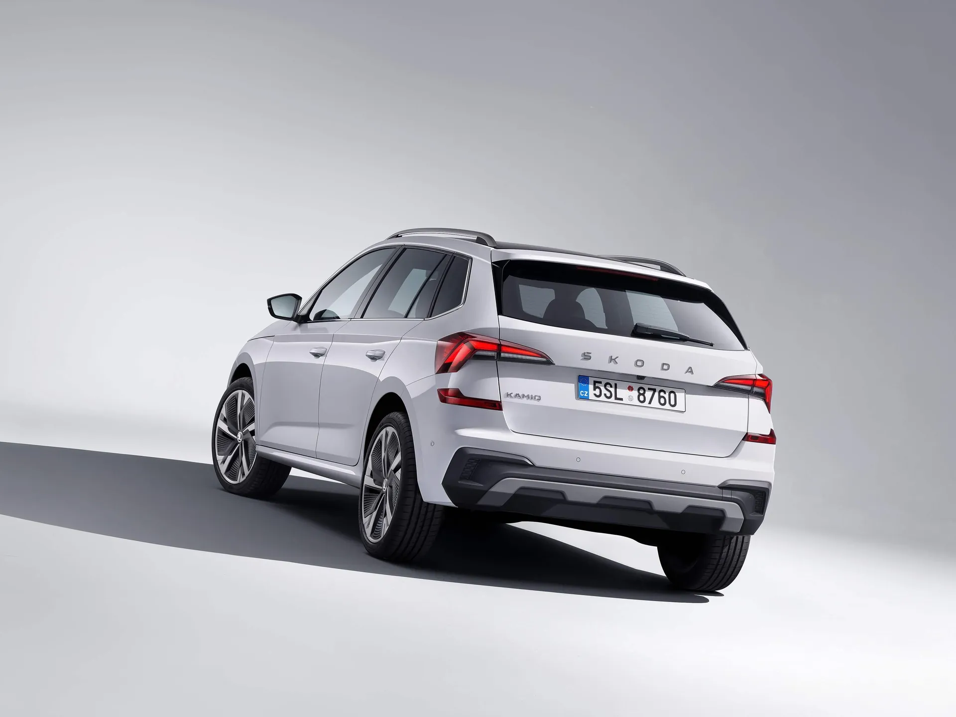 Skoda Kamiq (2024) – zadní tříčtvrteční pohled