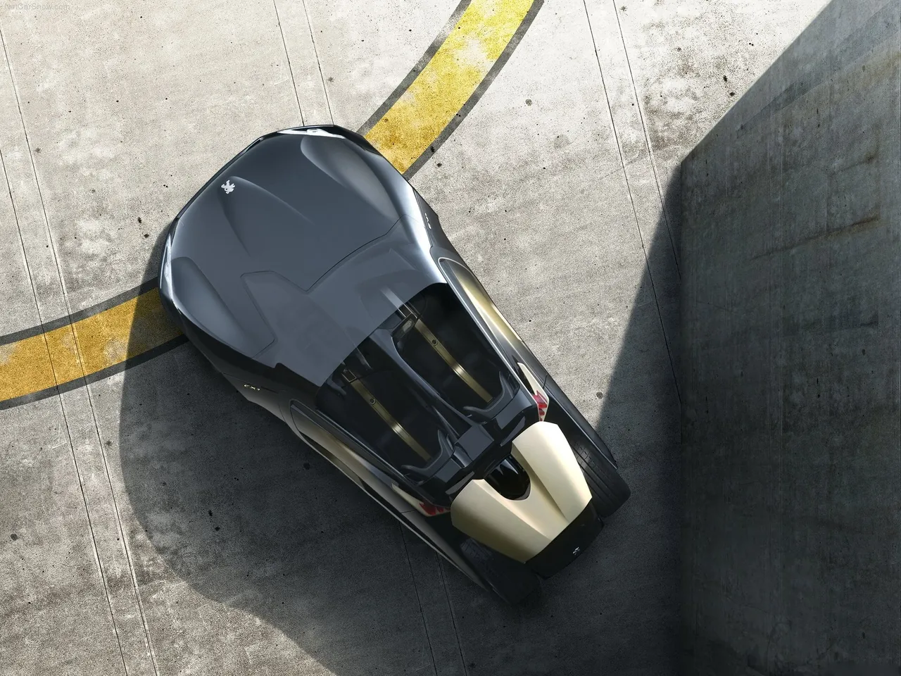 Peugeot EX1 Concept (2010) – pohled shora