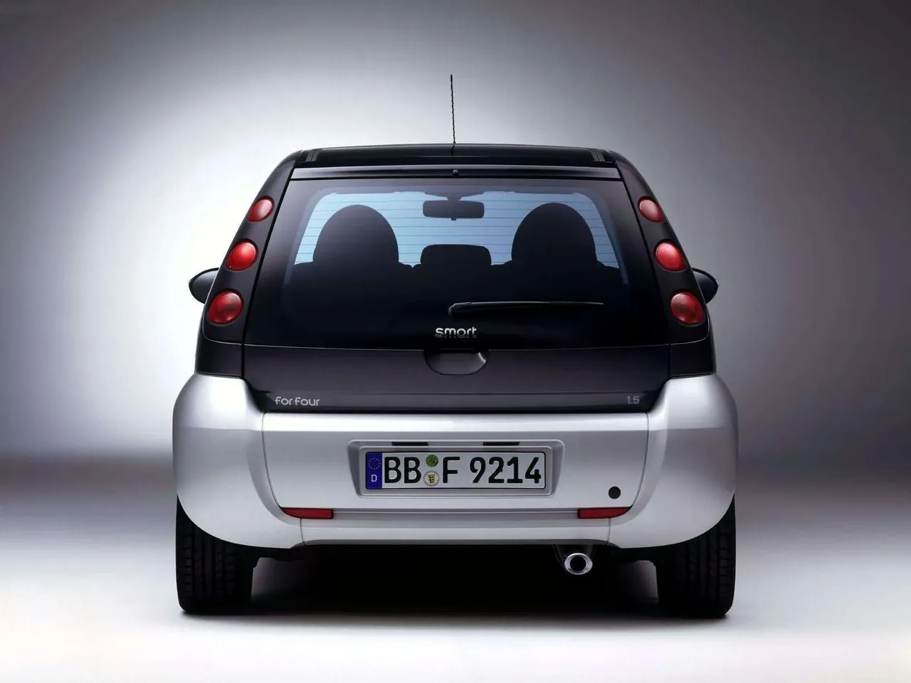 Smart forfour (2004) – zezadu