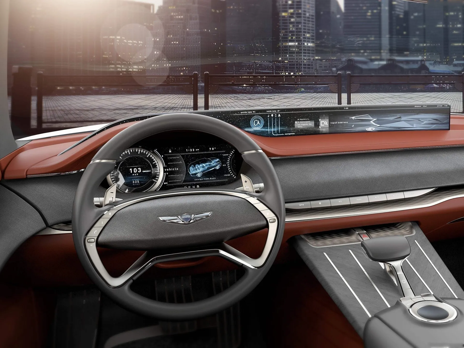 Genesis GV80 Concept (2017) – interiér