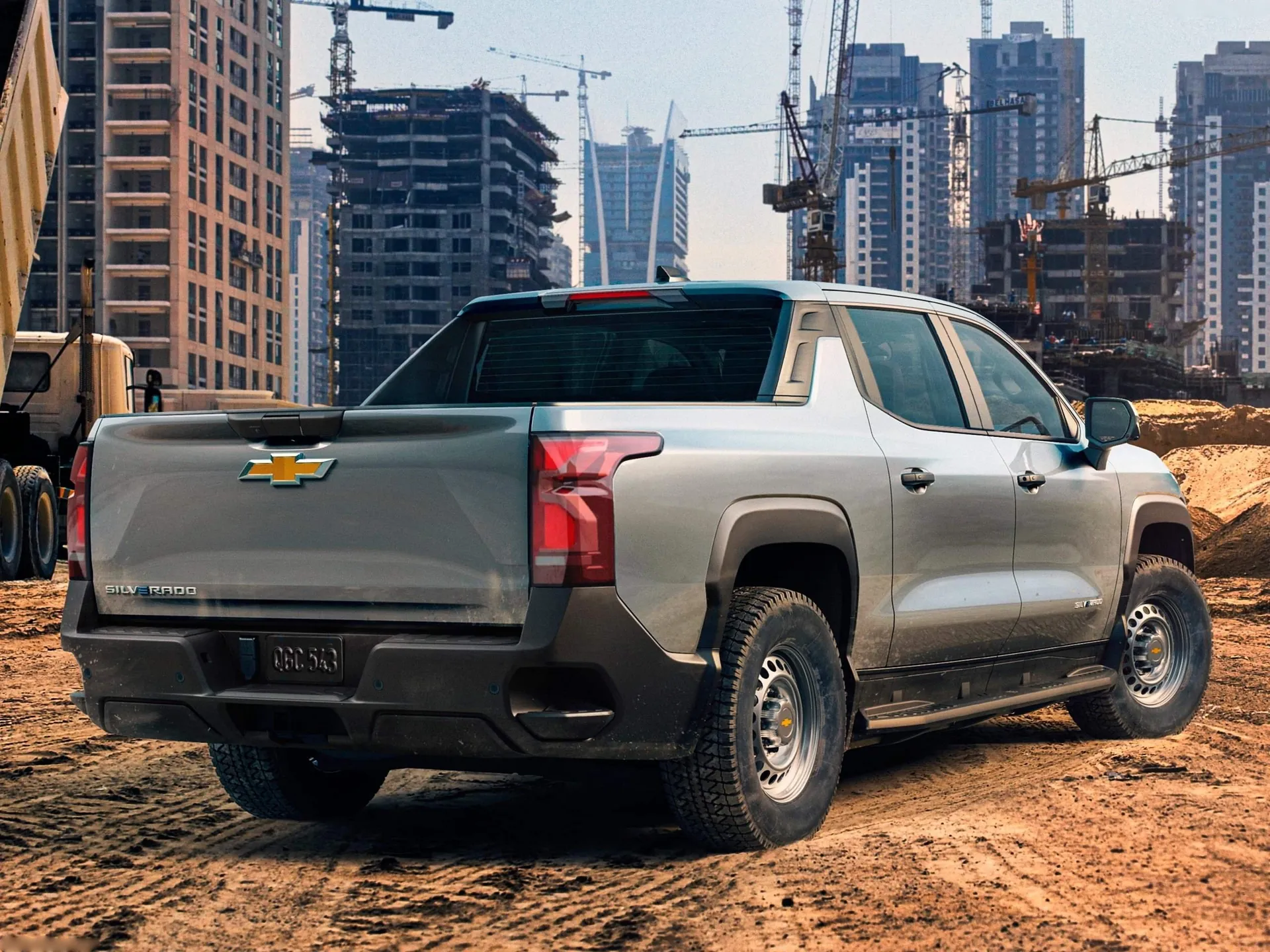 Chevrolet Silverado EV (2024) – zadní tříčtvrteční pohled