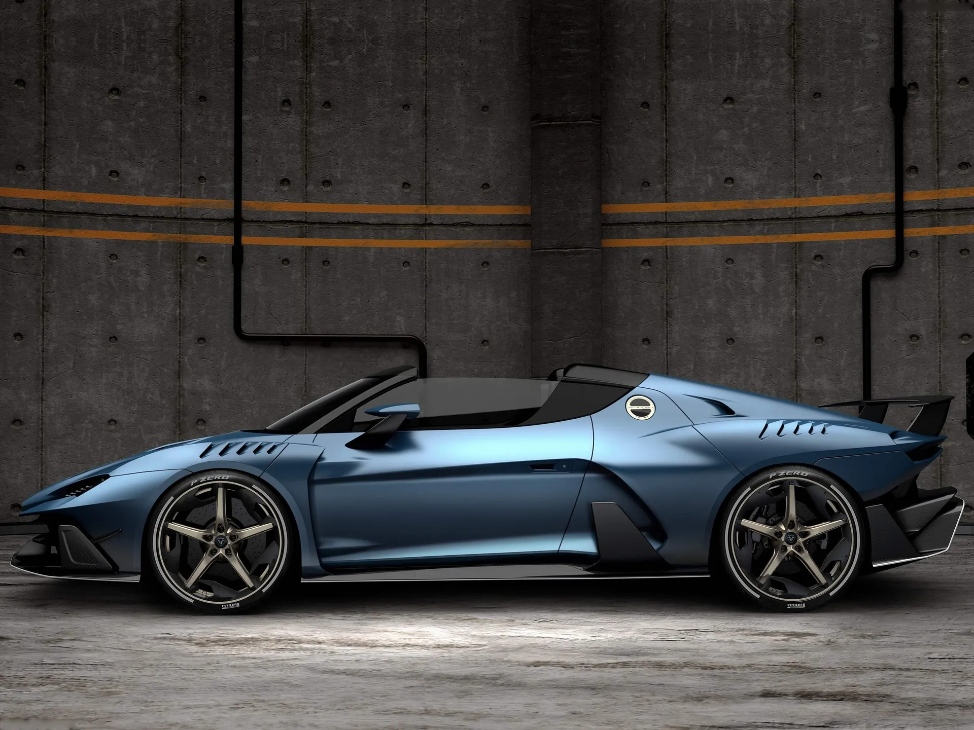 Italdesign Zerouno Duerta (2018) – boční profil
