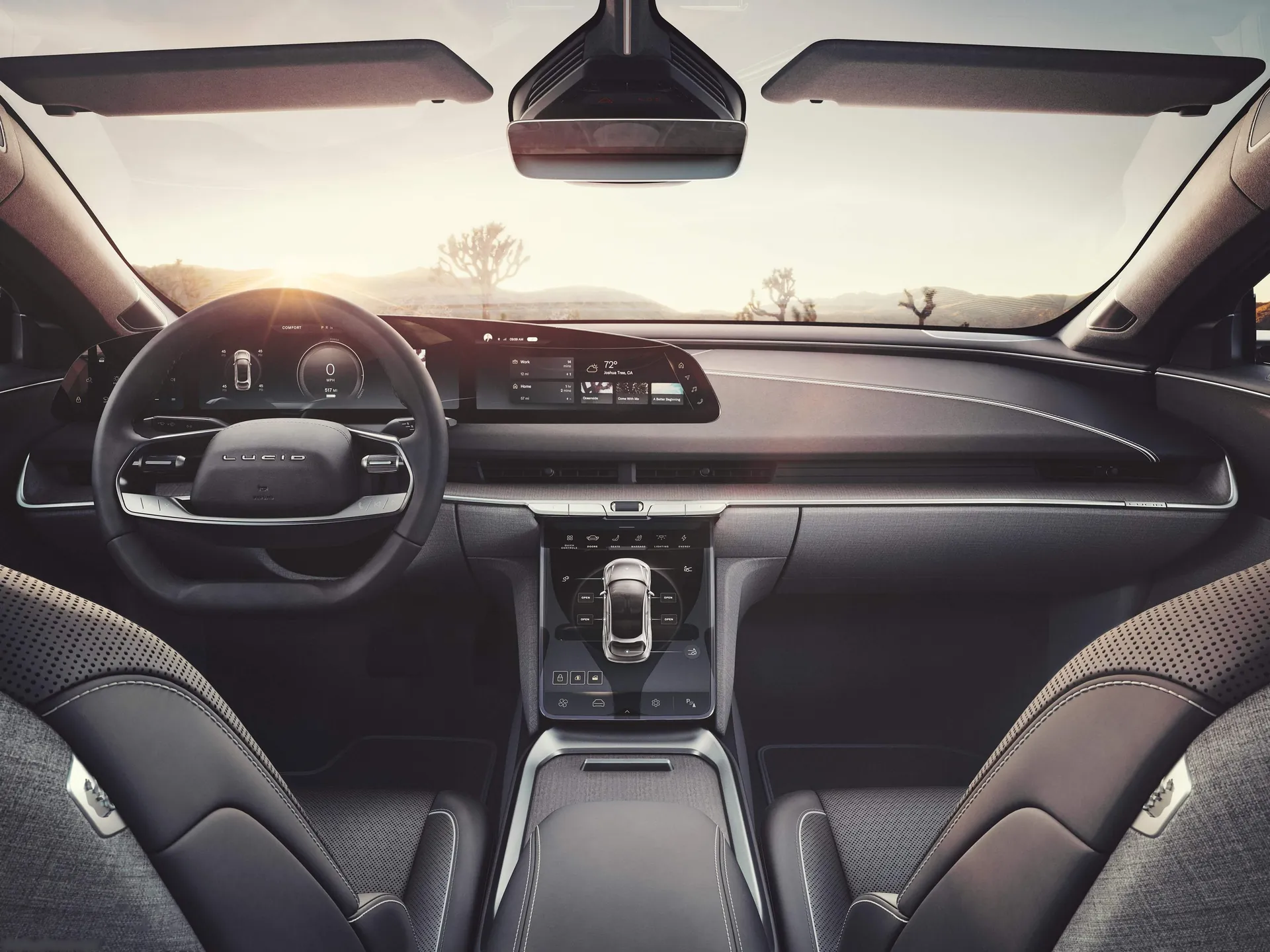 Lucid Air (2021) – interiér
