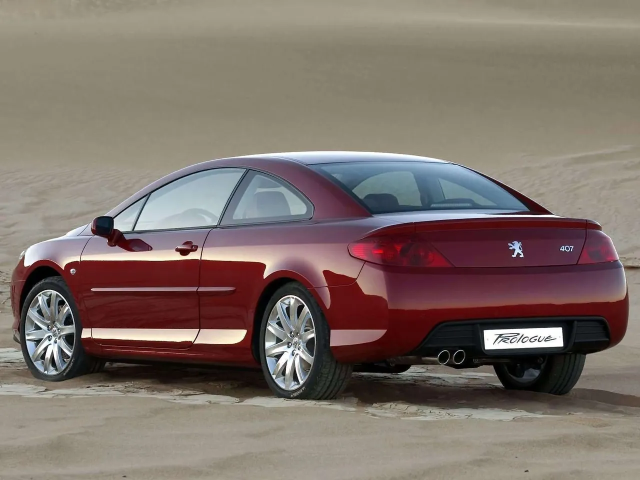 Peugeot 407 Prologue Concept (2005) – zadní tříčtvrteční pohled